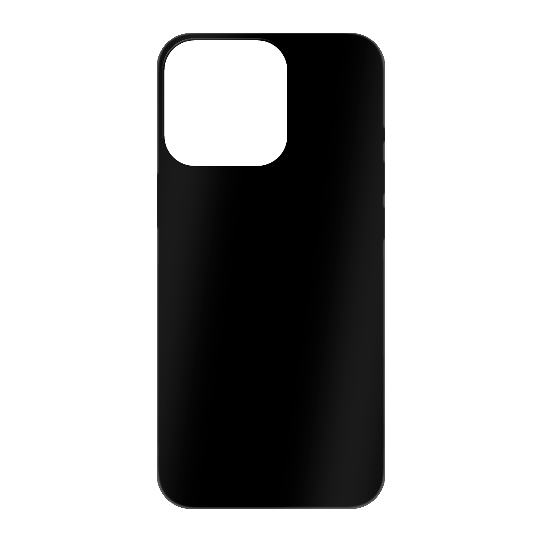 Apple iPhone 13 Pro Max Zachte hoes (achterkant bedrukt, zwart)