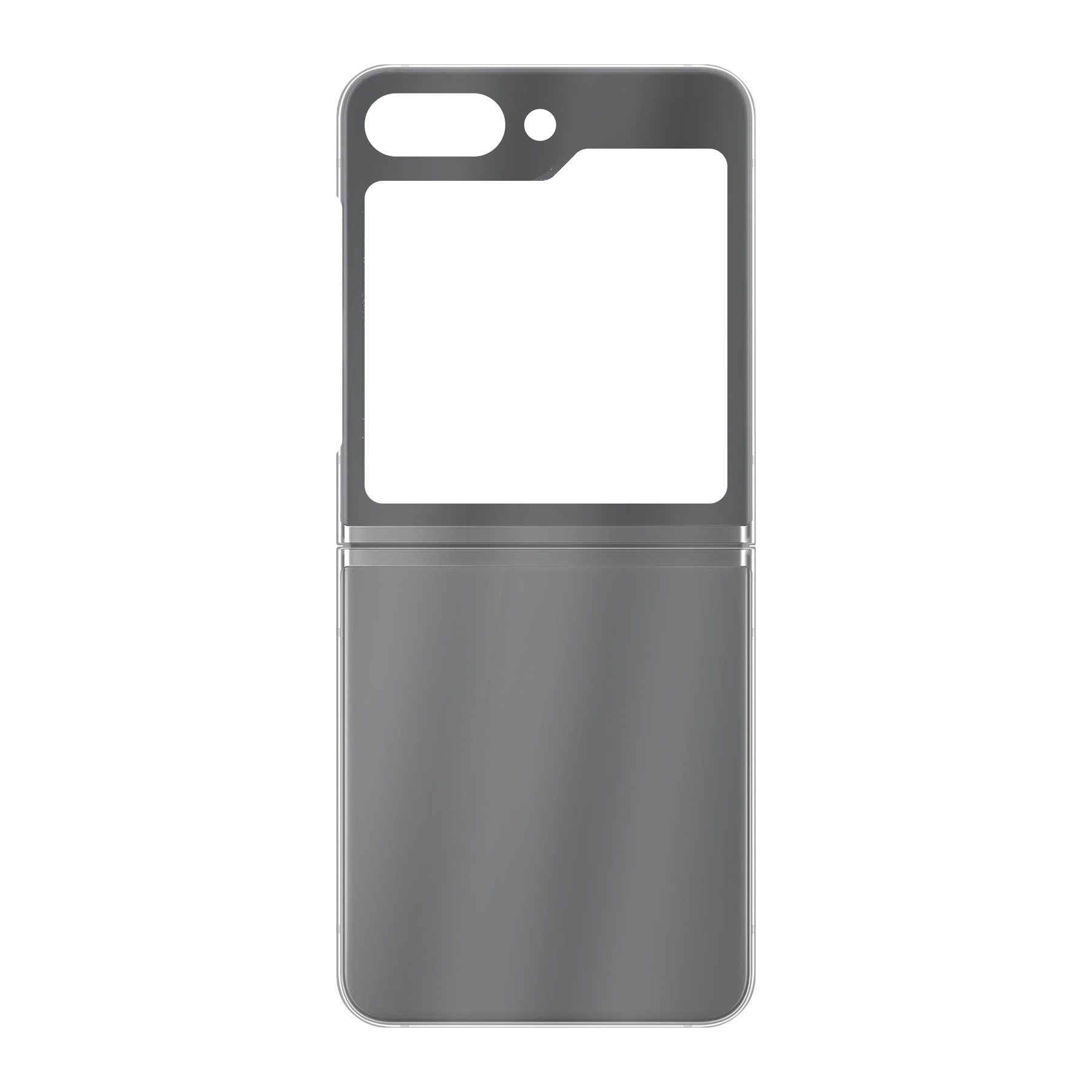 Samsung Galaxy Z Flip5 Hardcase (achterkant bedrukt, transparant)