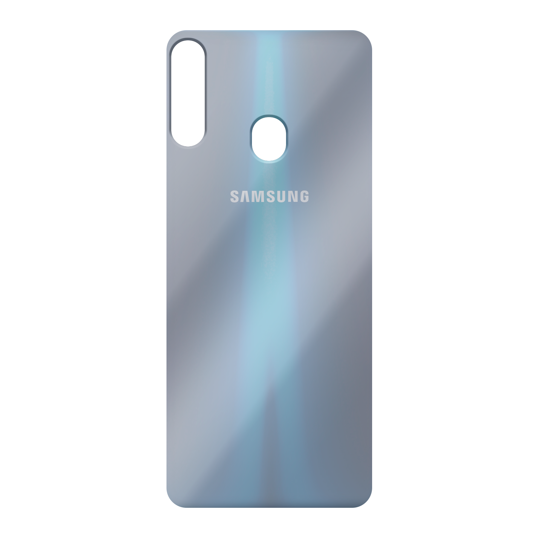 Samsung Galaxy A20s Zachte hoes (achterkant bedrukt, transparant)