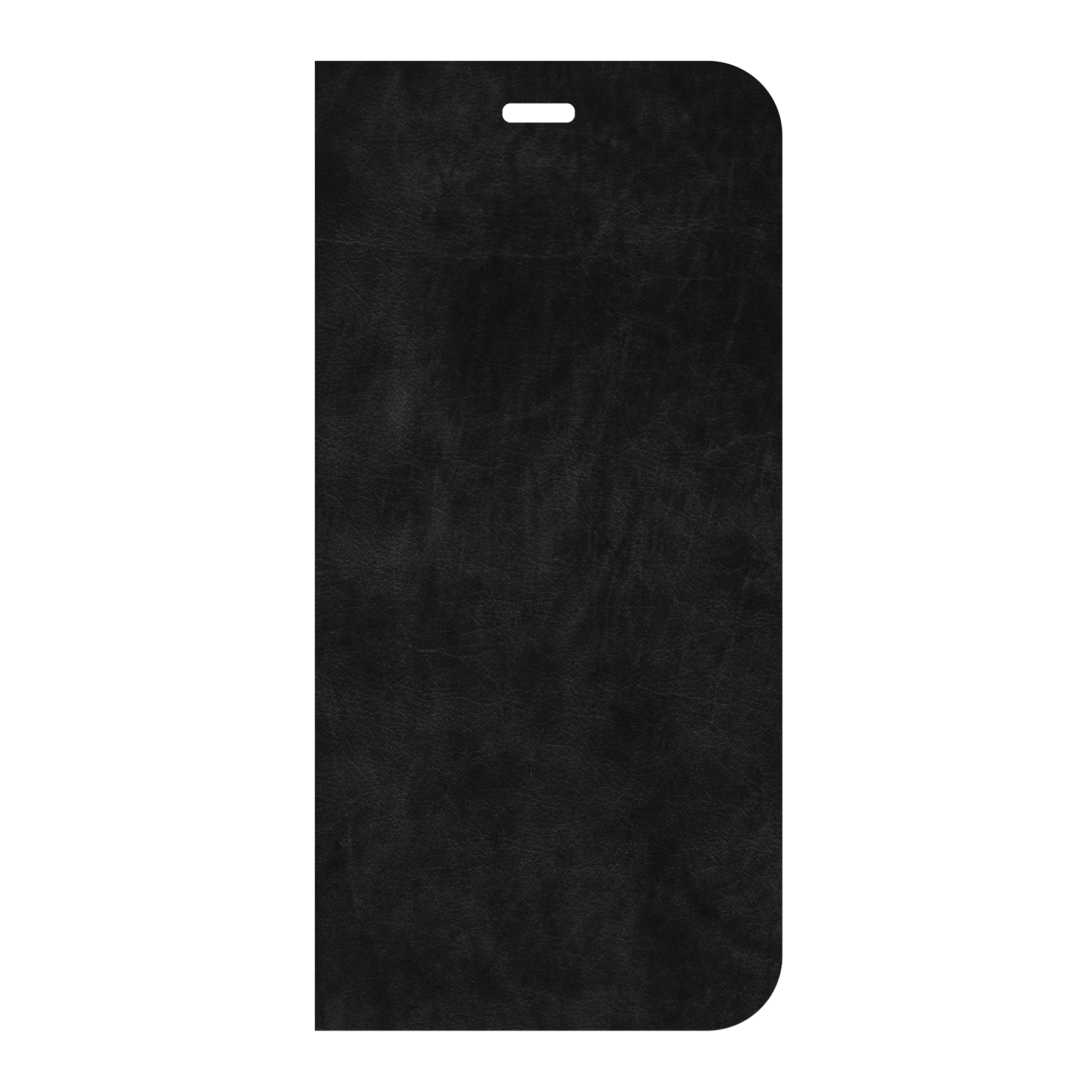 Apple iPhone 15 Plus Wallet hoesje (voorzijde bedrukt, zwart)