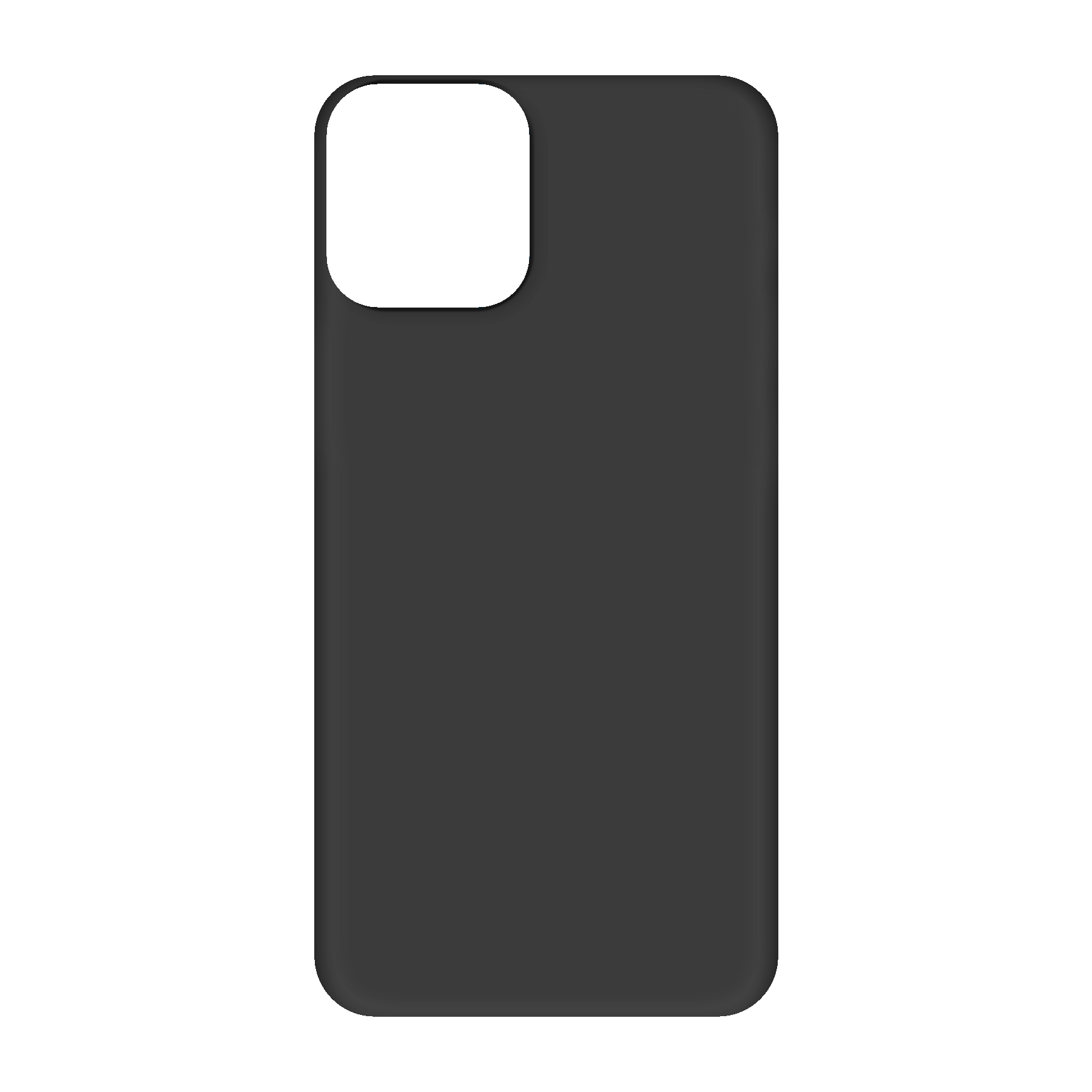 Apple iPhone 12 mini Biologisch afbreekbaar hoesje (achterkant bedrukt, zwart)