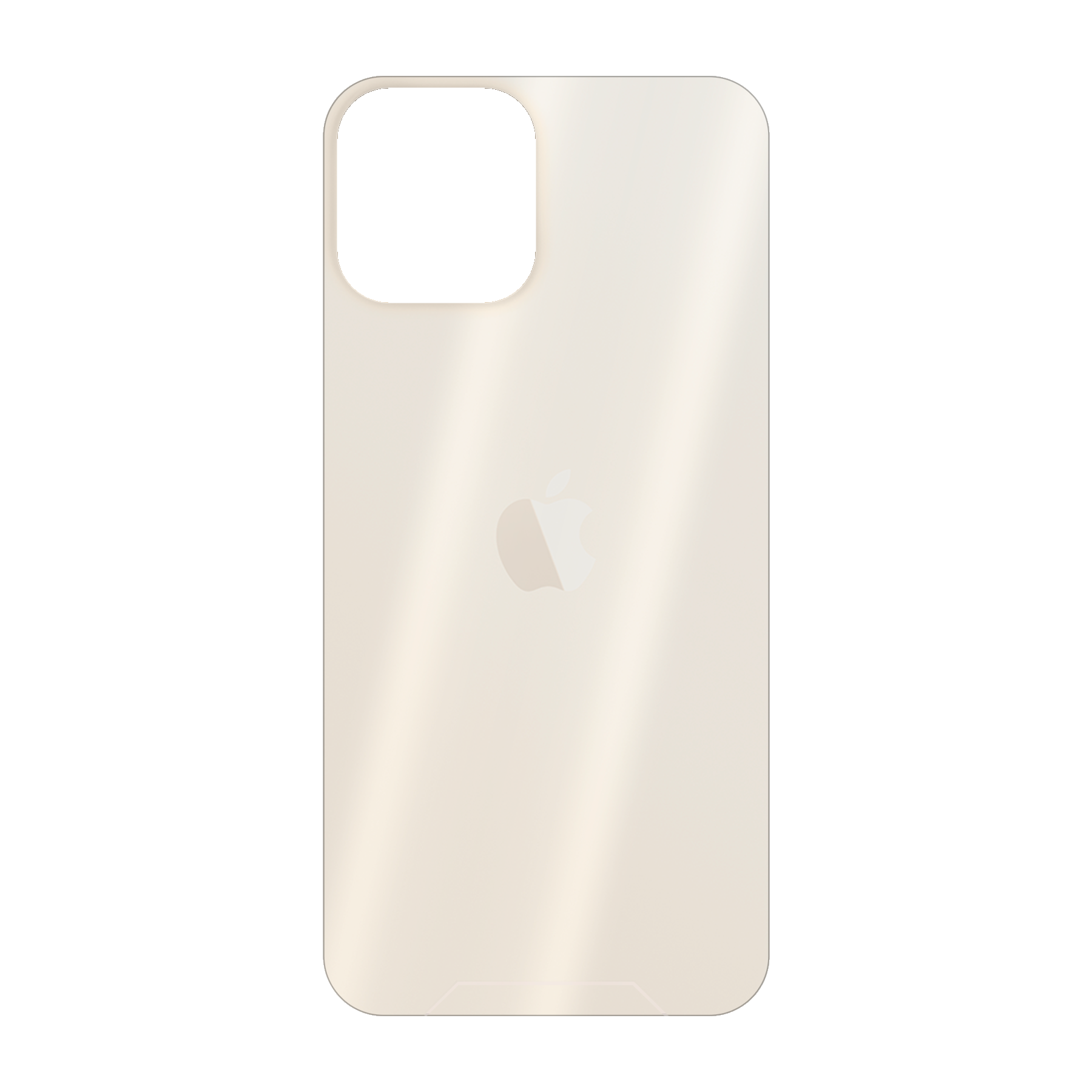 Apple iPhone 12 Pro Max Bumper case (achterkant bedrukt, transparant)