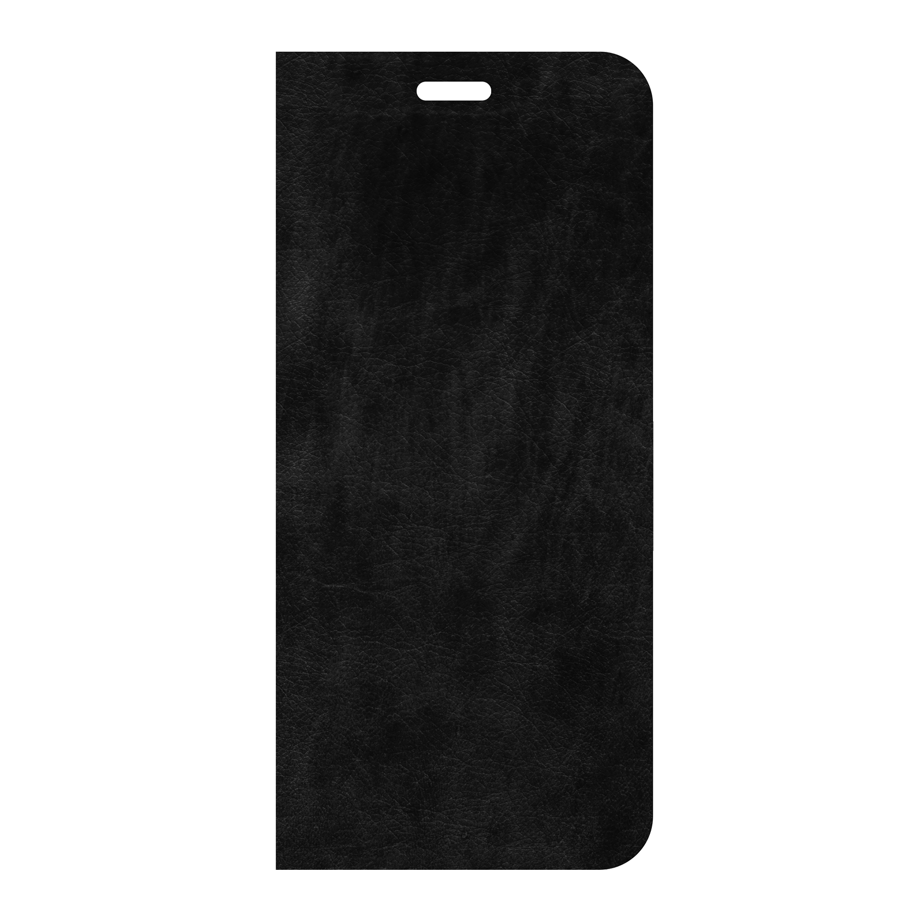 Huawei P20 Wallet hoesje (voorzijde bedrukt, zwart)