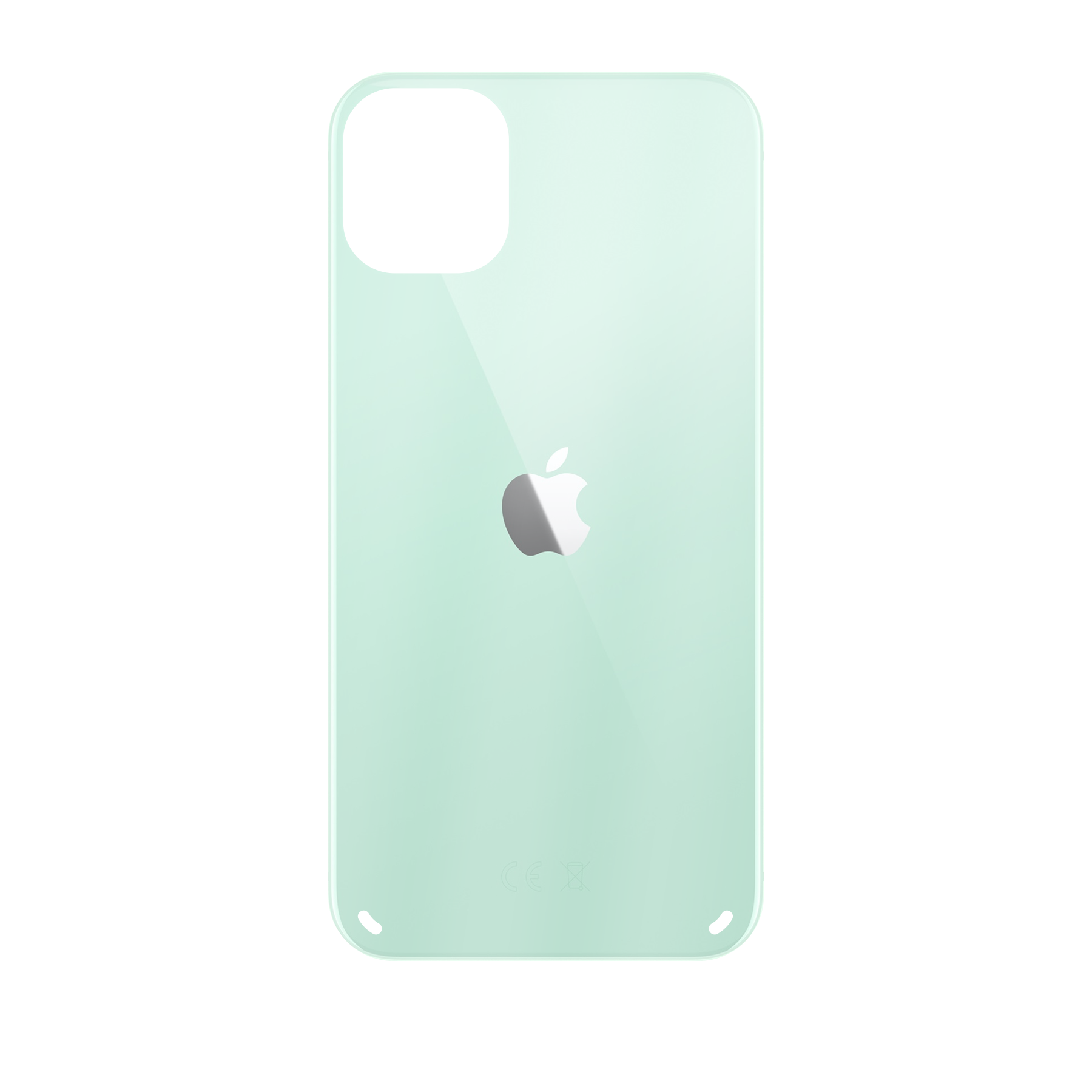 Apple iPhone 11 Crossbody hoesje (achterkant bedrukt, transparant)