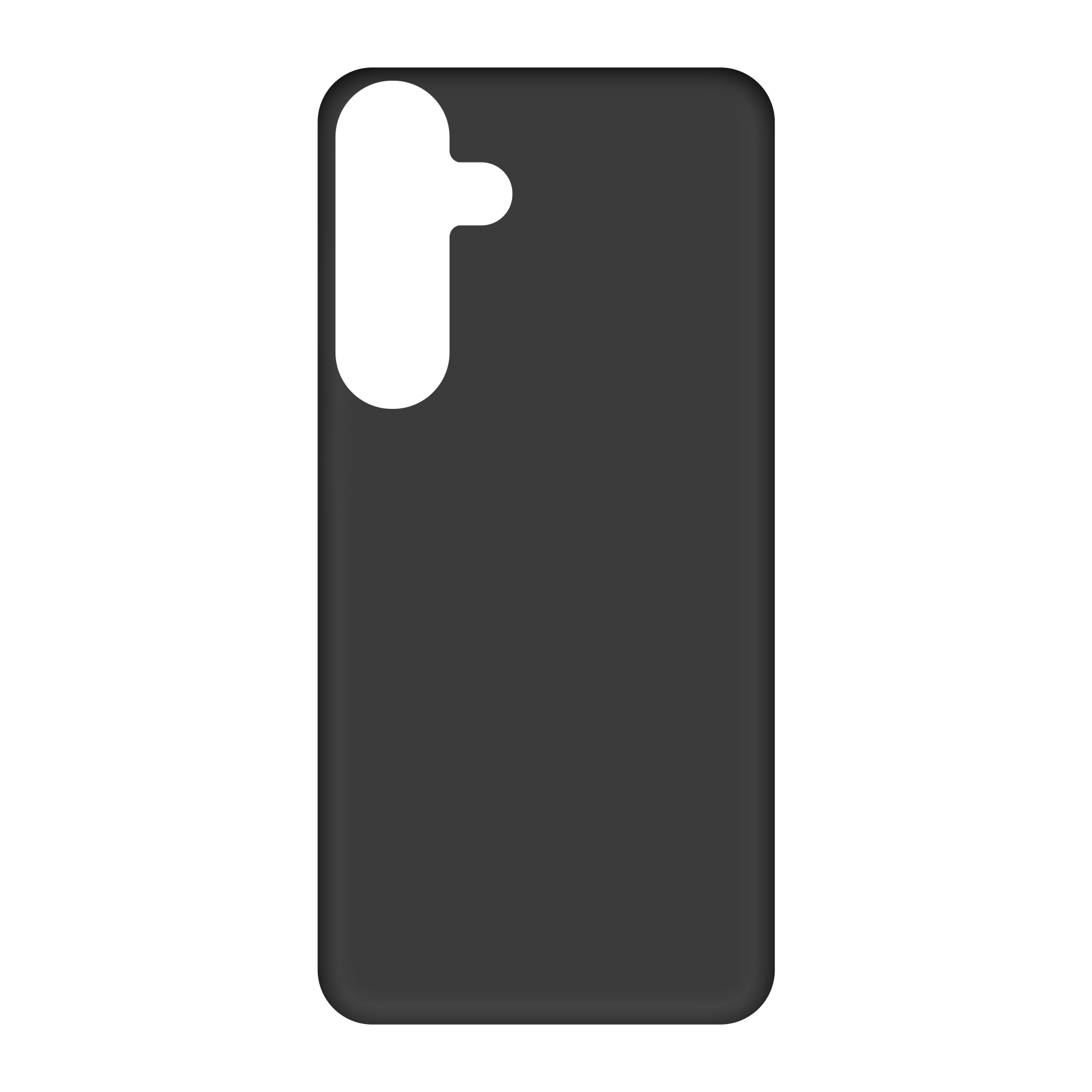 Samsung Galaxy S24 Plus Biologisch afbreekbaar hoesje (achterkant bedrukt, zwart)