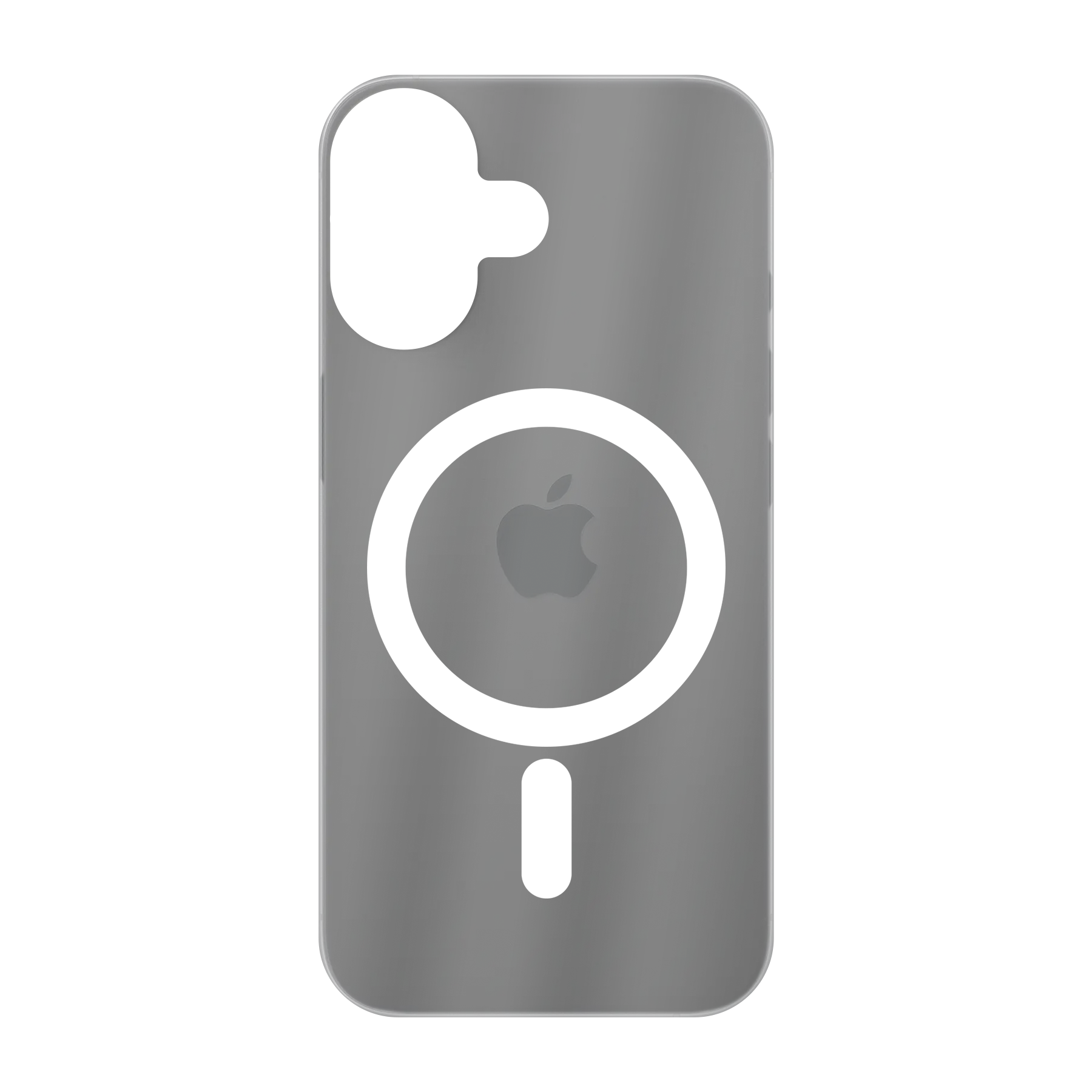 Apple iPhone 16 Hybride hoesje met MagSafe (achterkant bedrukt, transparant)