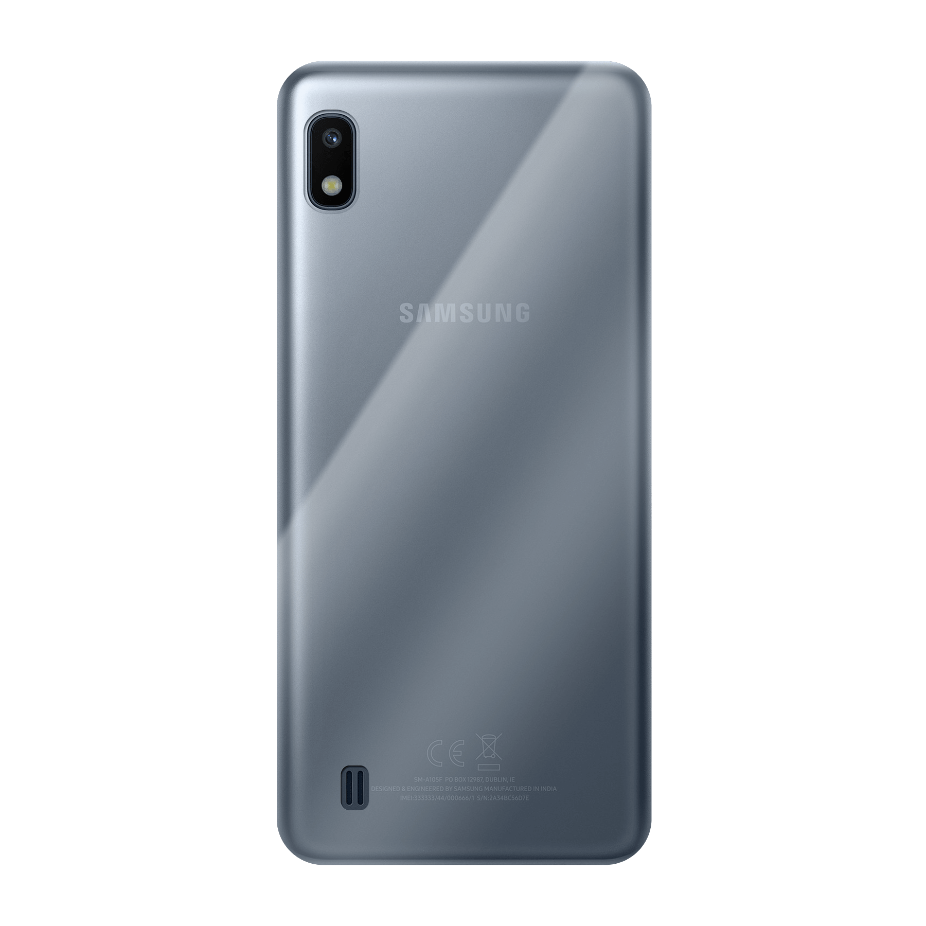 Samsung Galaxy A10 Zachte hoes (achterkant bedrukt, transparant)