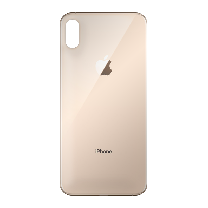 Apple iPhone Xs Max Zachte case (achterkant bedrukt, transparant)