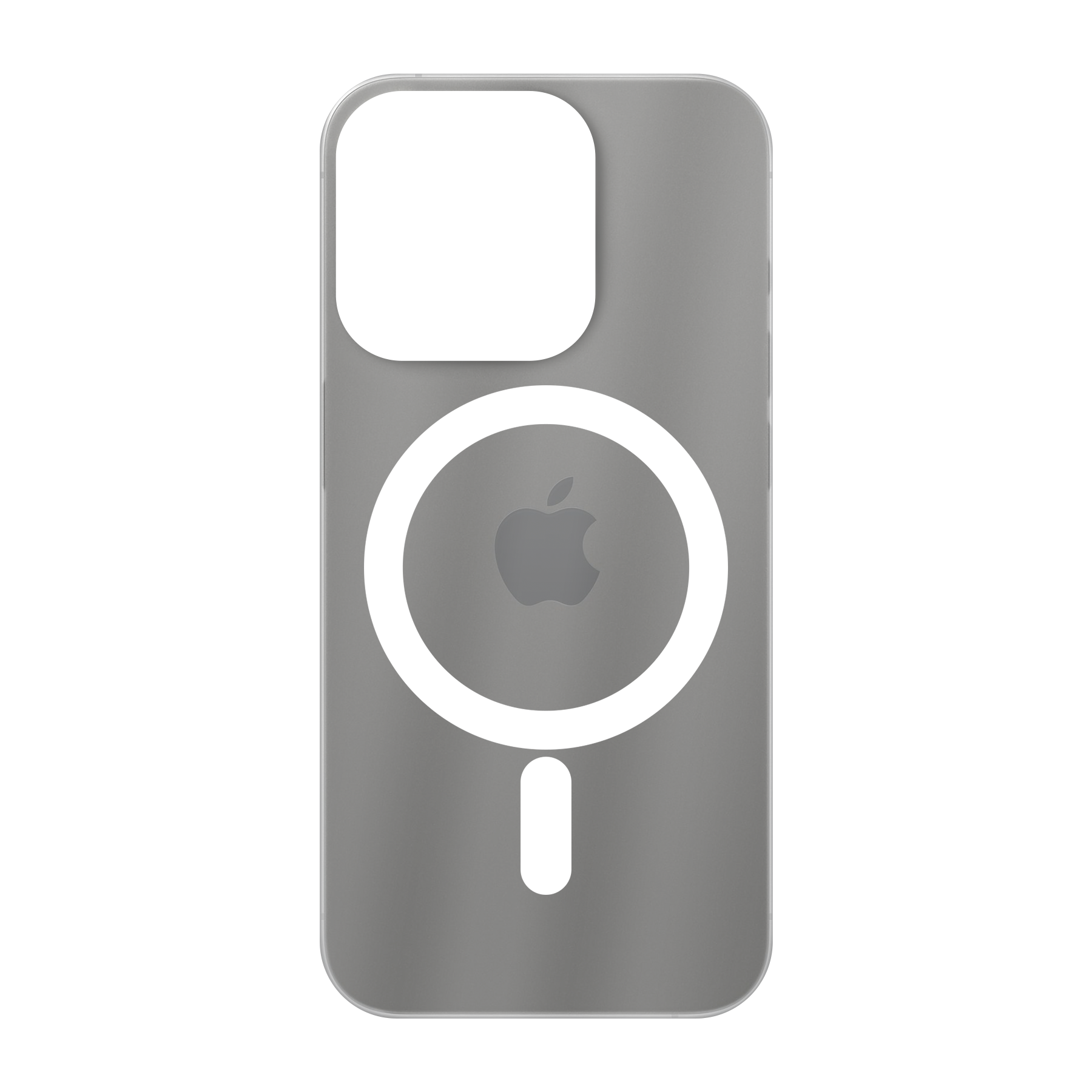 Apple iPhone 15 Pro Hybrid hoesje met MagSafe (achterkant bedrukt, transparant)