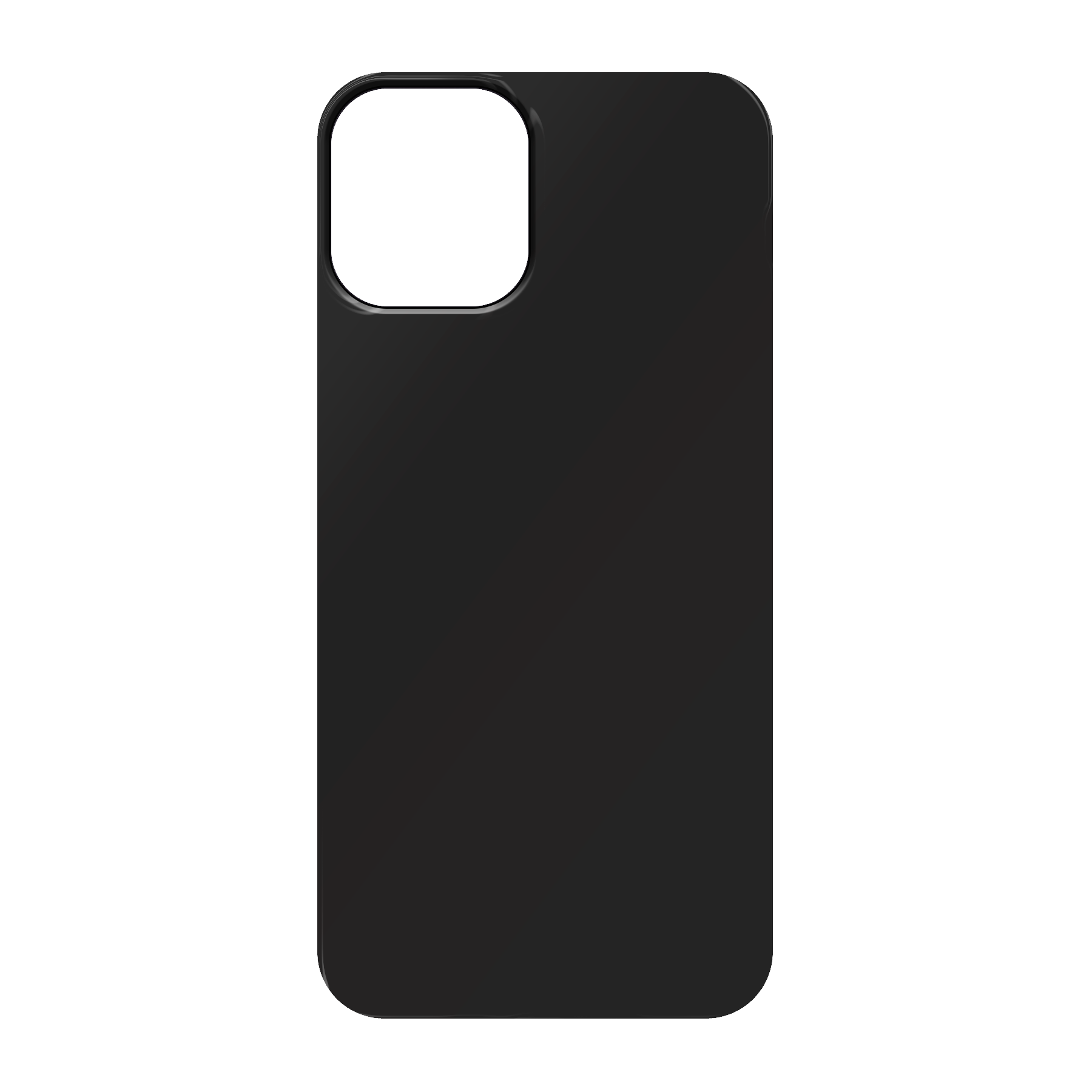 Apple iPhone 12 mini Zachte hoes (achterkant bedrukt, zwart)