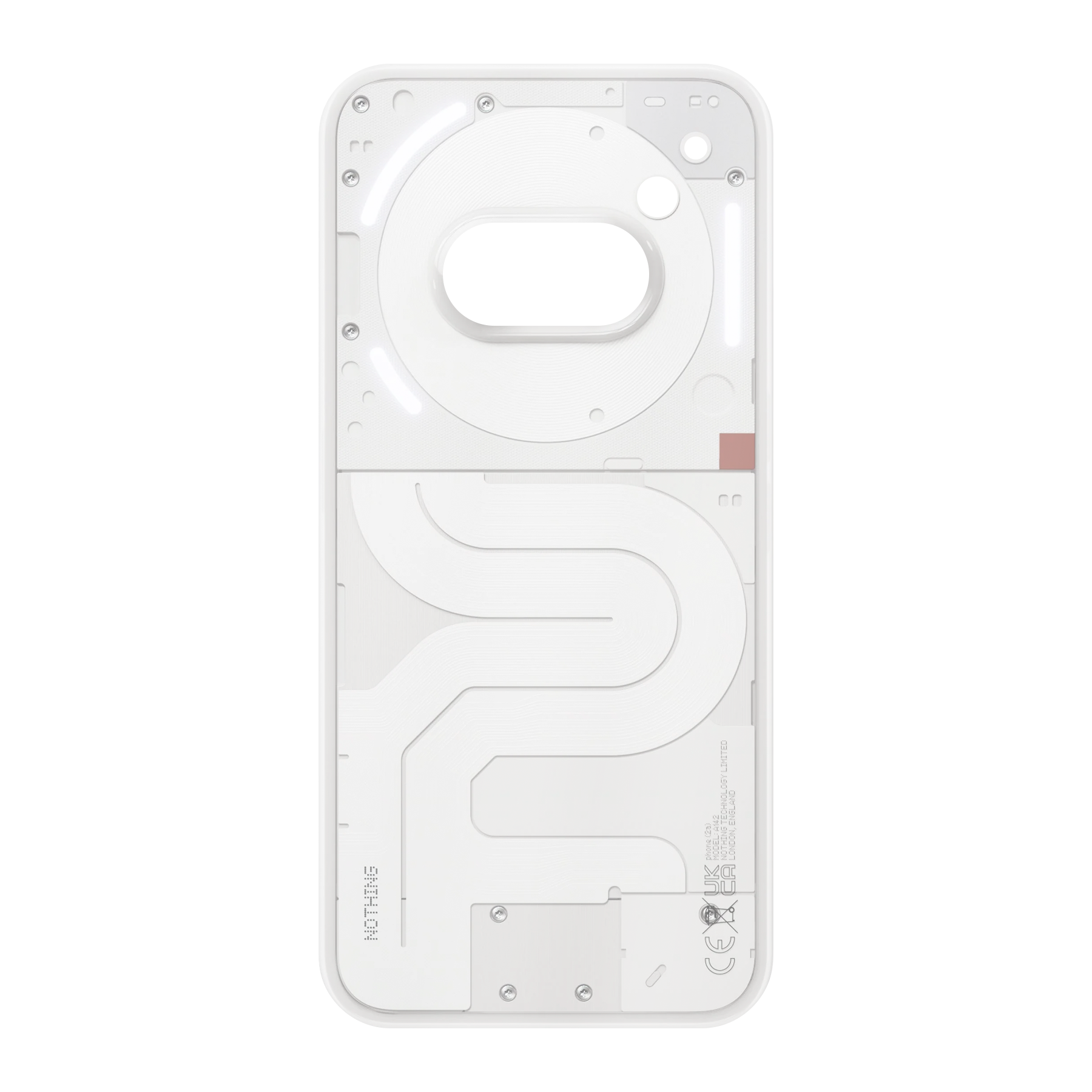 Nothing Phone (2a) zachte case (achterkant bedrukt, transparant)