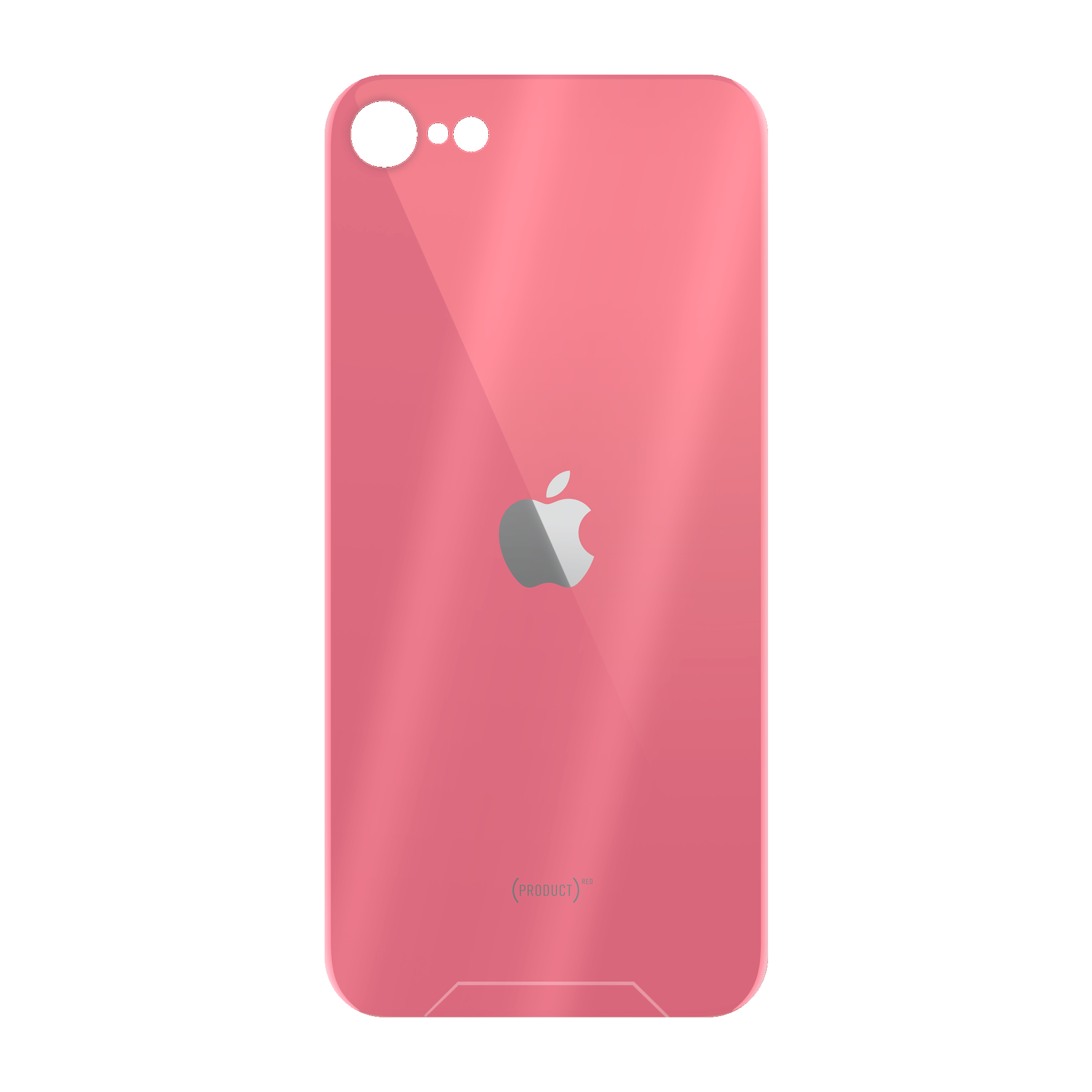 Apple iPhone 7 / 8 / SE (2020) / SE (2022) Bumper case (achterkant bedrukt, transparant)