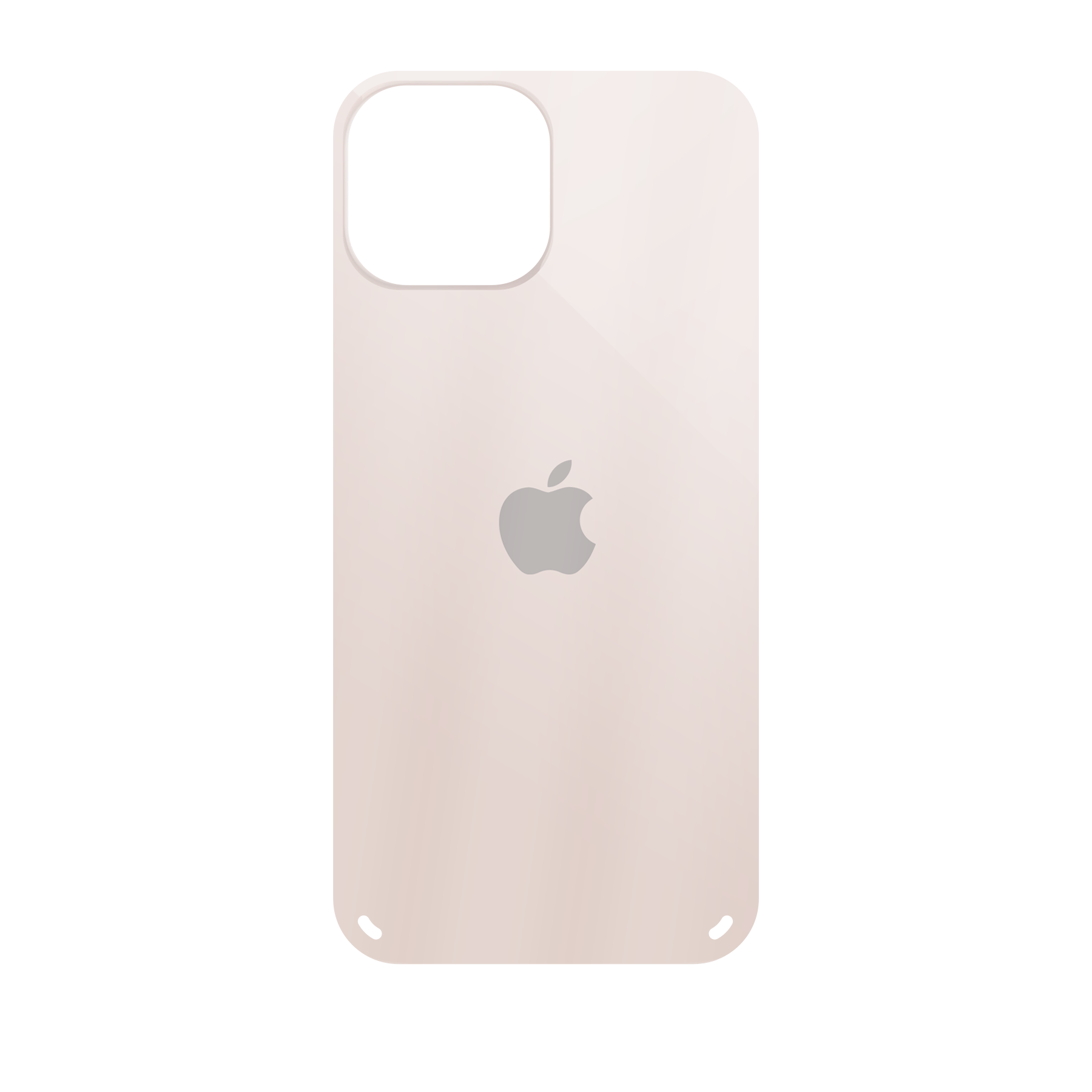 Apple iPhone 13 mini Crossbody hoesje (achterkant bedrukt, transparant)