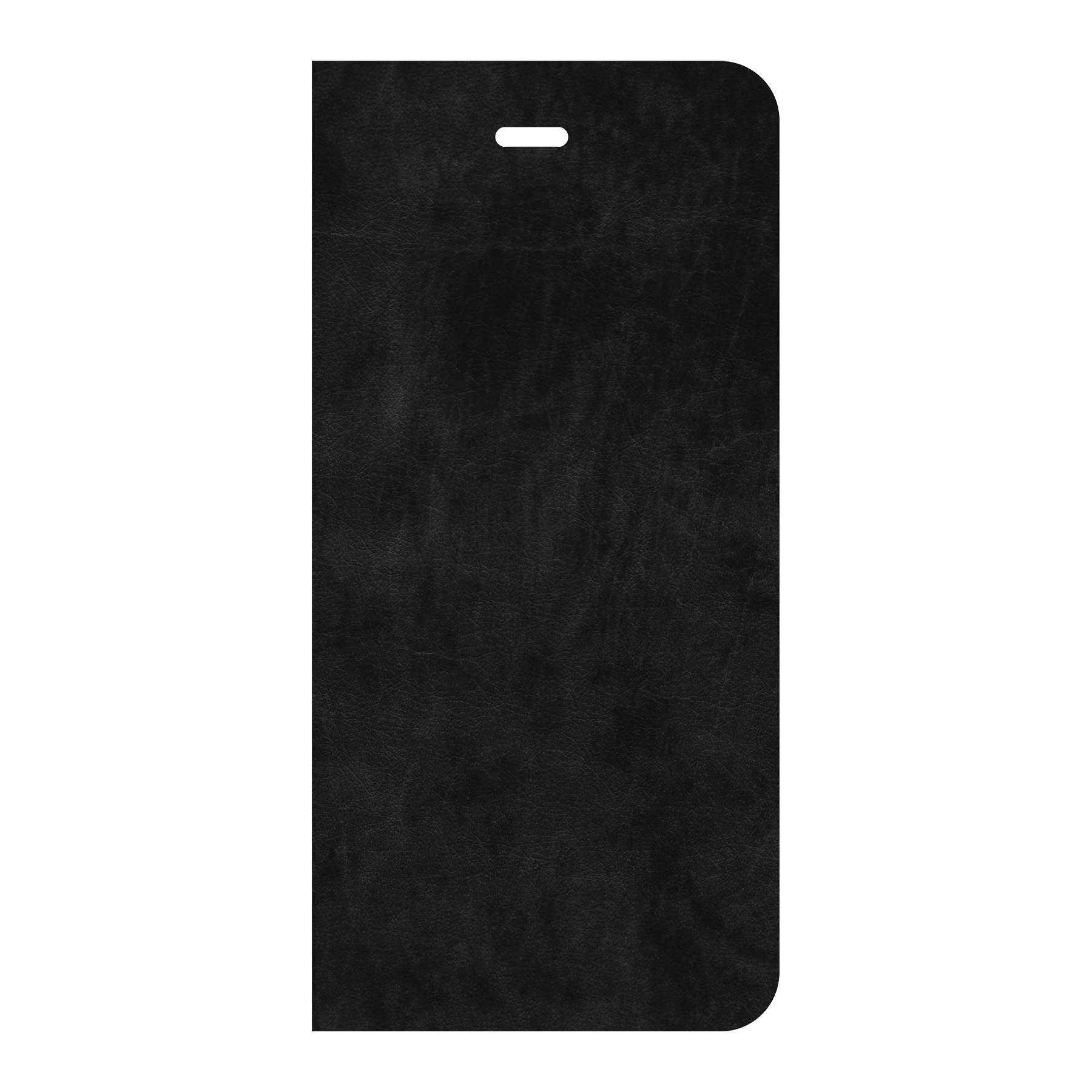 Apple iPhone 6 Plus / iPhone 6s plus Wallet case (voorzijde bedrukt, zwart)