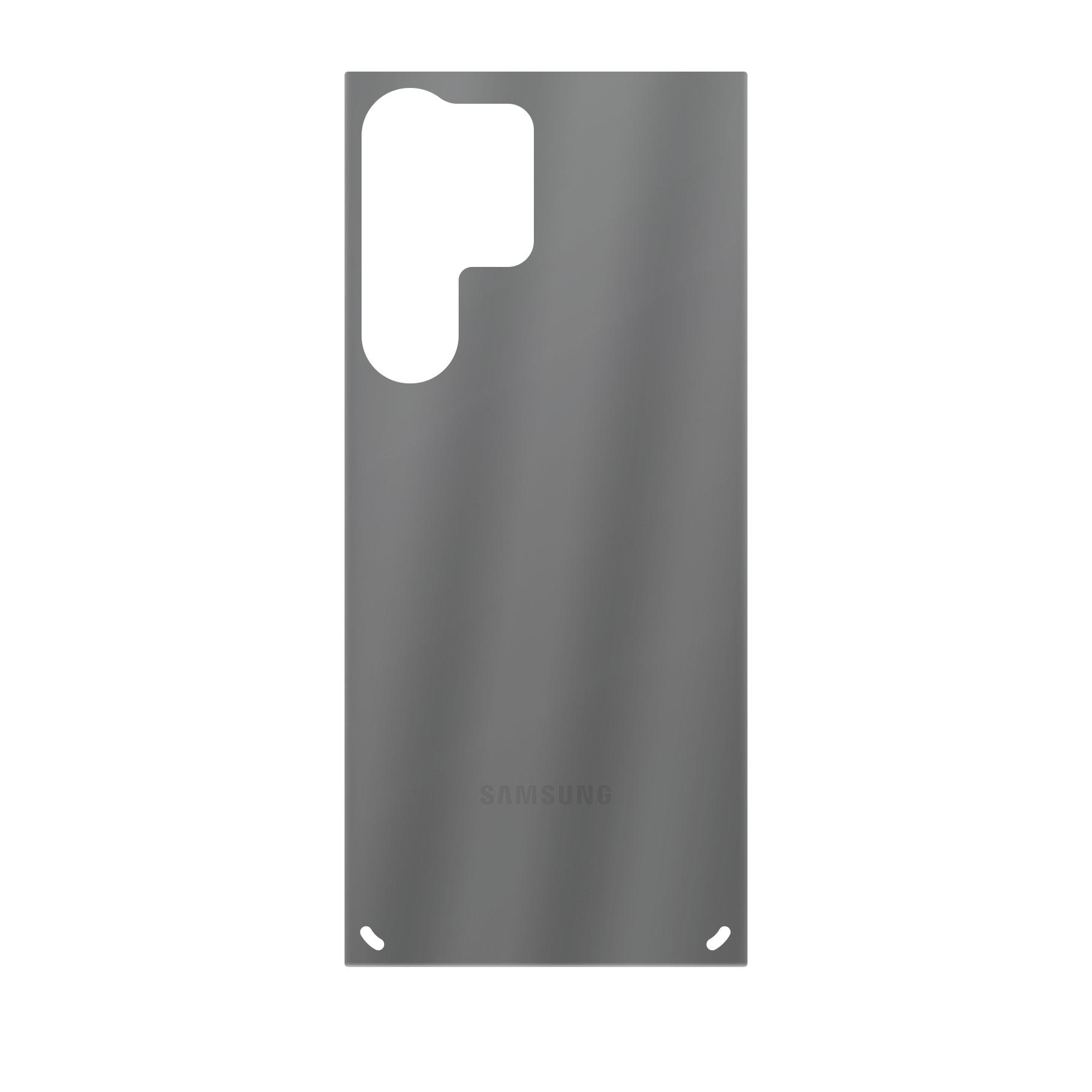 Samsung Galaxy S23 Ultra Crossbody hoesje (achterkant bedrukt, transparant)