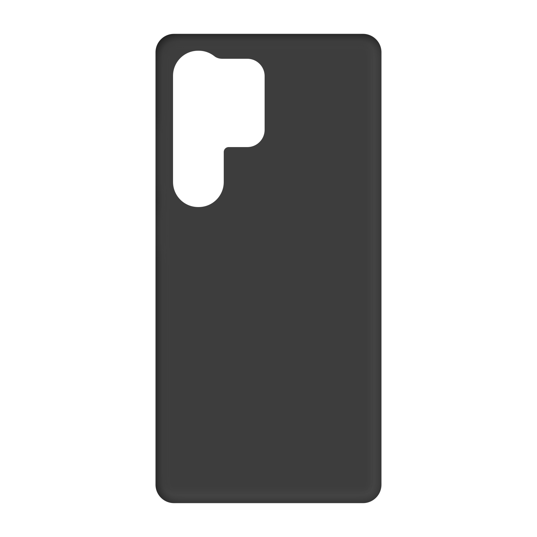 Samsung Galaxy S25 Ultra Biologisch afbreekbaar hoesje (achterkant bedrukt, zwart)