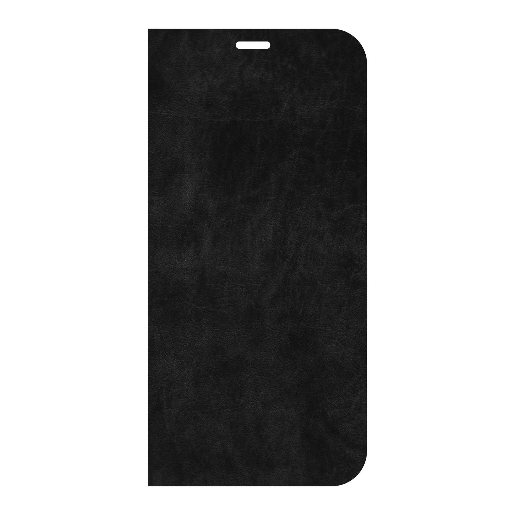 Apple iPhone 16 Plus Wallet hoesje (voorzijde bedrukt, zwart)