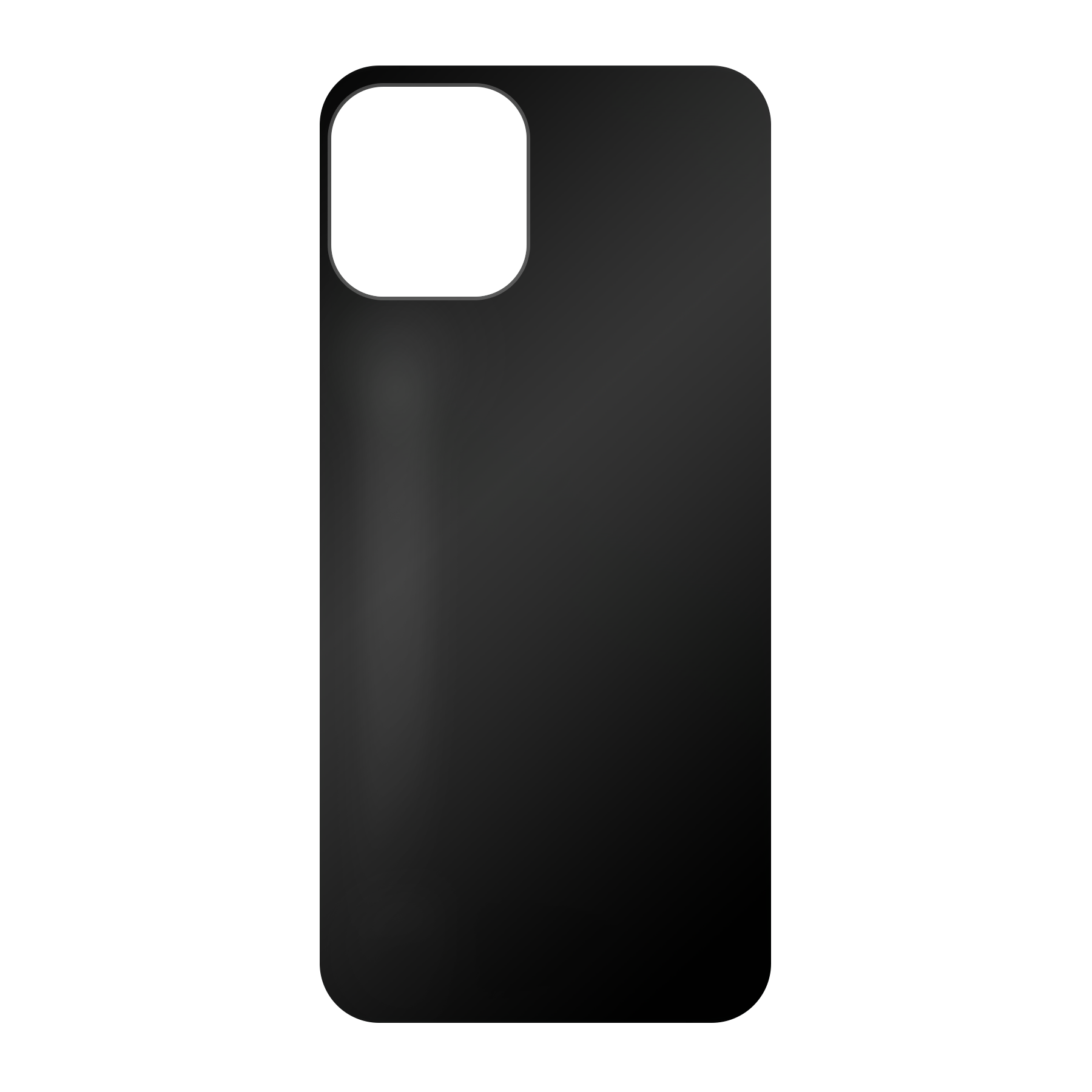 Apple iPhone 11 Pro Zachte hoes (achterkant bedrukt, zwart)