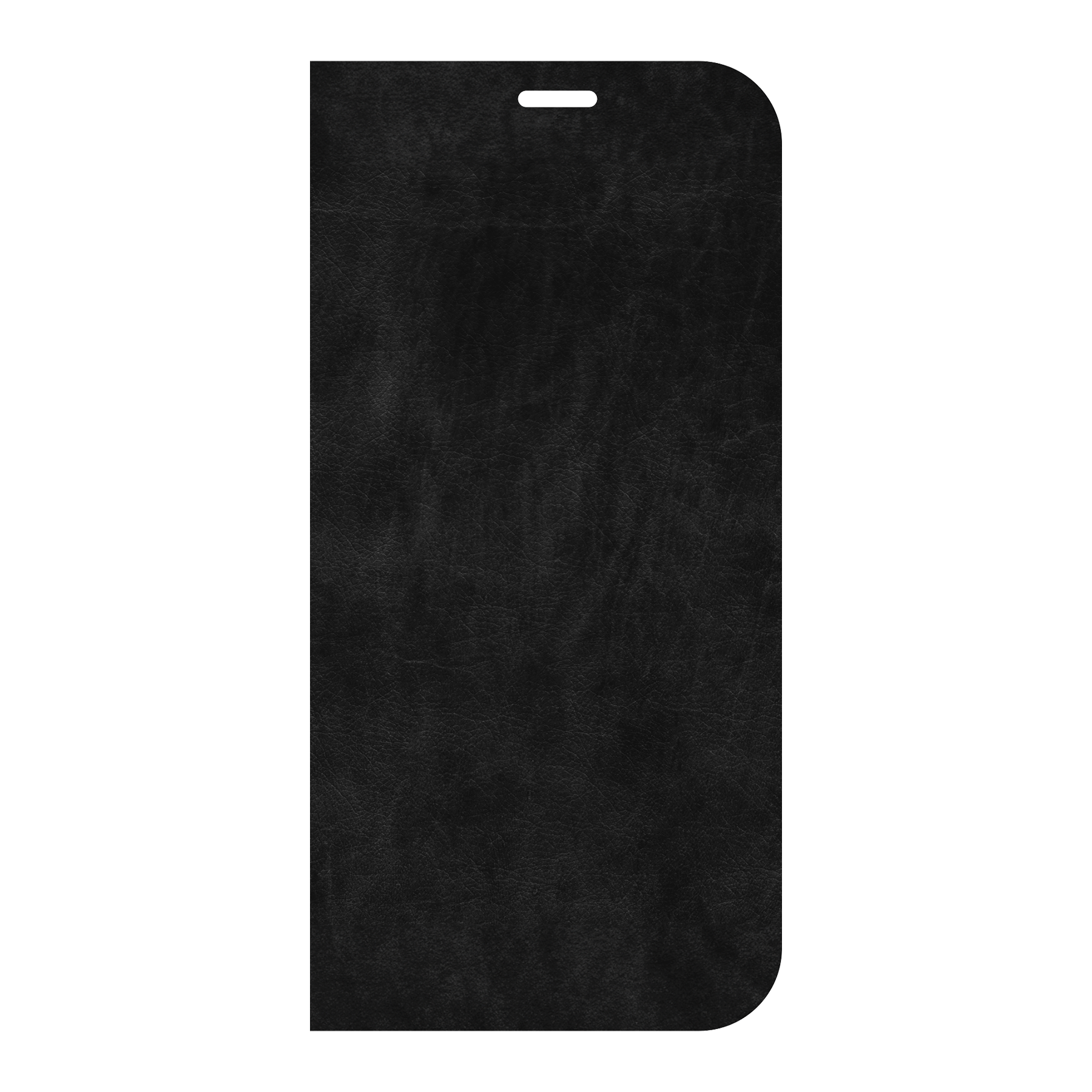 Apple iPhone 15 Pro Wallet hoesje (voorzijde bedrukt, zwart)
