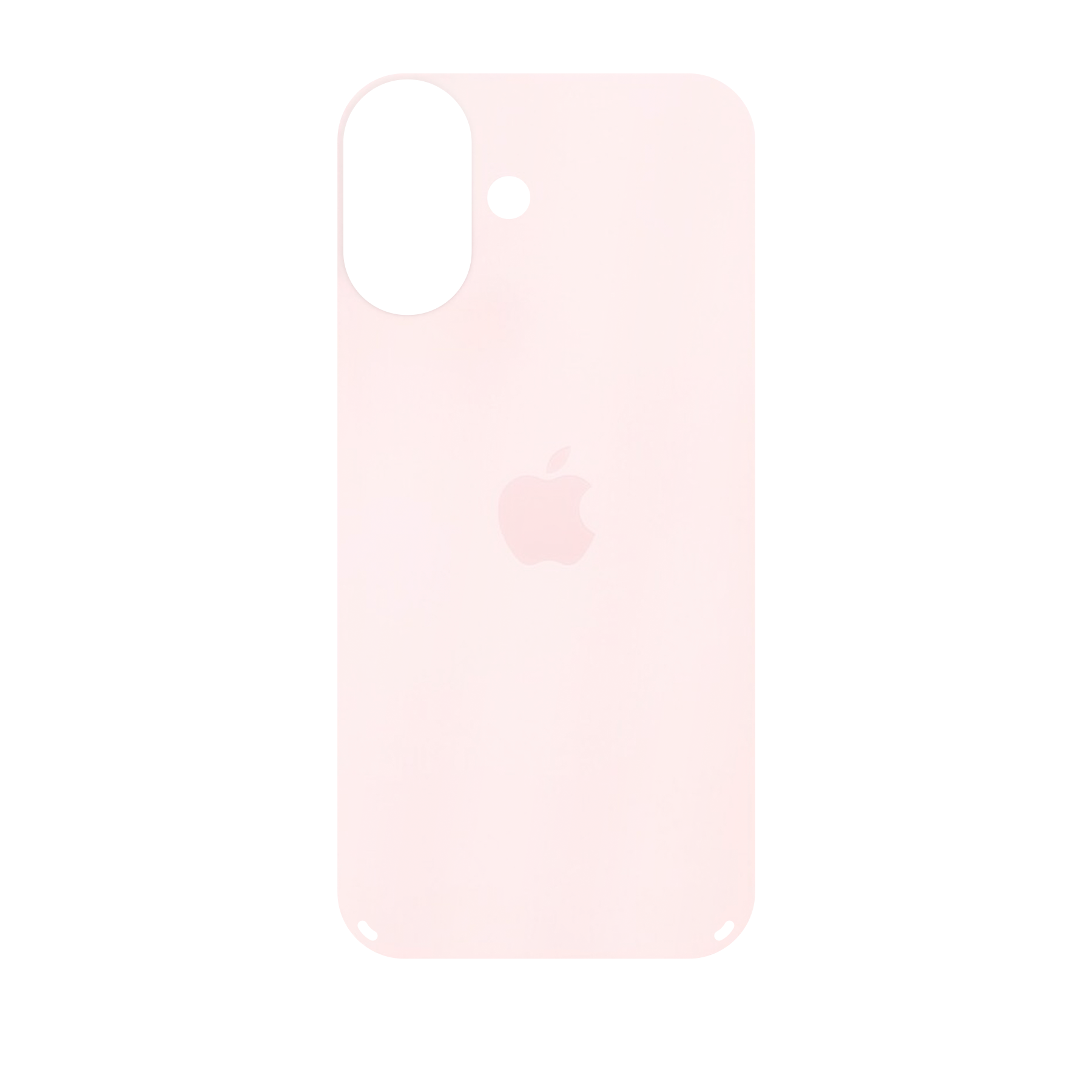 Apple iPhone 16 Crossbody hoesje (achterkant bedrukt, transparant)