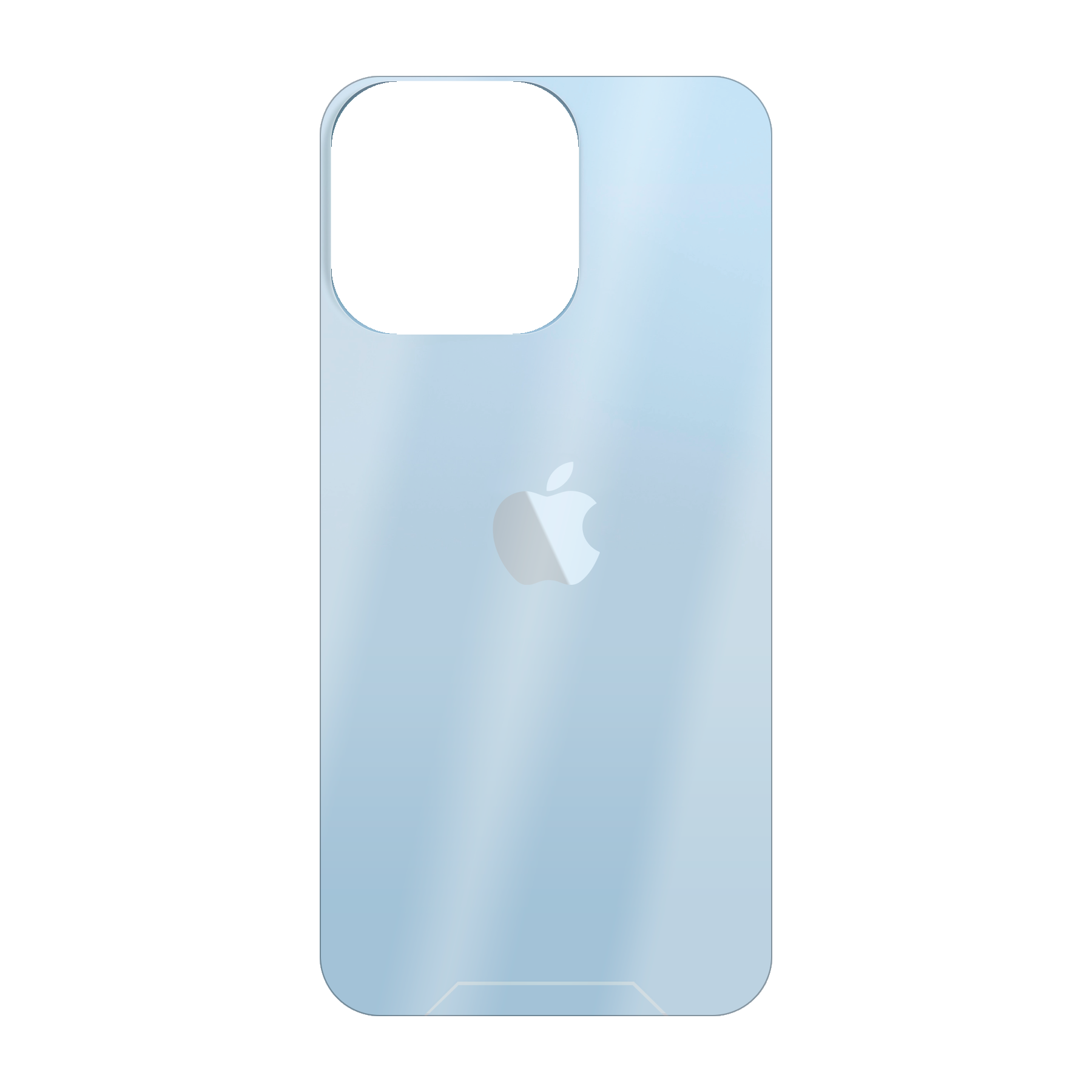 Apple iPhone 13 Pro Max Bumper case (achterkant bedrukt, transparant)