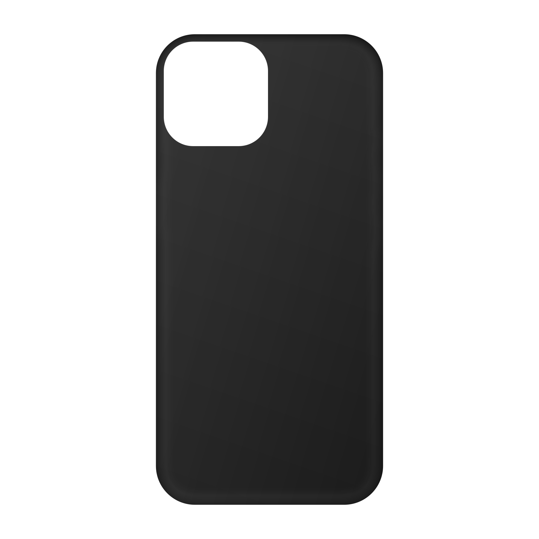 Apple iPhone 15 Zachte hoes (achterkant bedrukt, zwart)