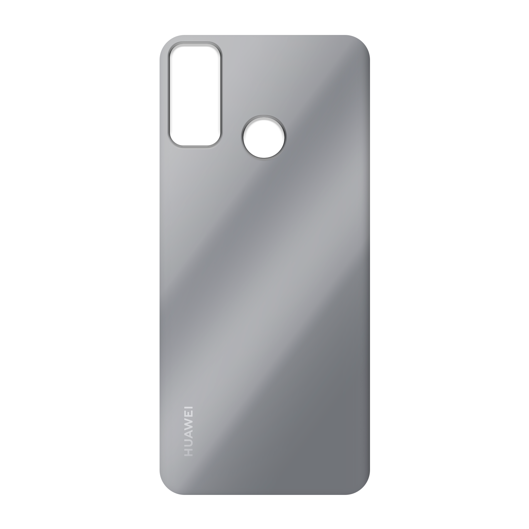 Huawei P Smart (2020) Zachte hoes (achterkant bedrukt, transparant)