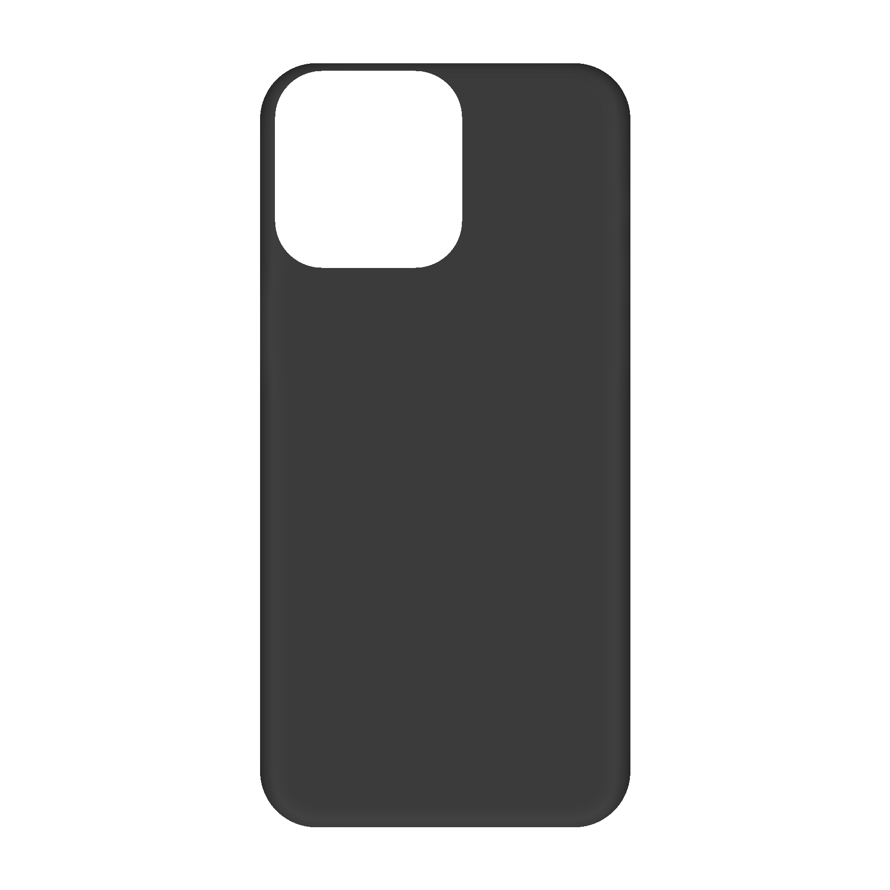 Apple iPhone 14 Pro Max Biologisch afbreekbaar hoesje (achterkant bedrukt, zwart)
