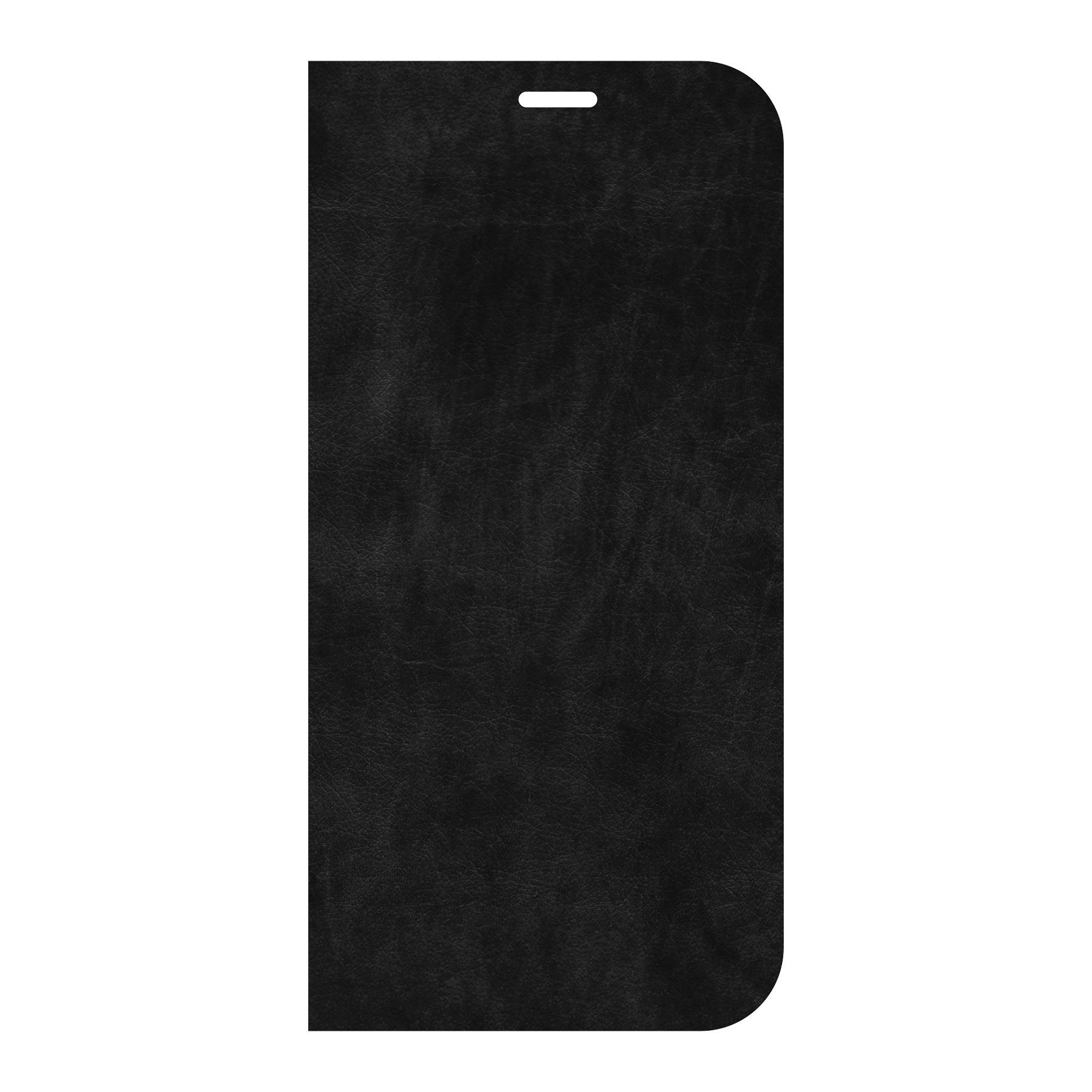 Apple iPhone 12 / iPhone 12 Pro Wallet-hoesje (voorzijde bedrukt, zwart)