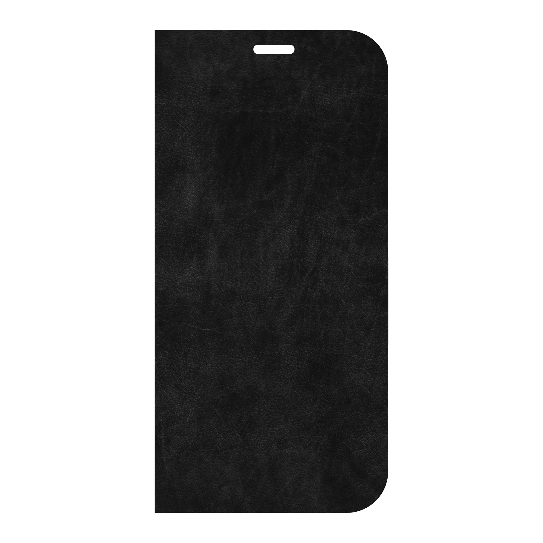 Apple iPhone 16 Wallet hoesje (voorzijde bedrukt, zwart)