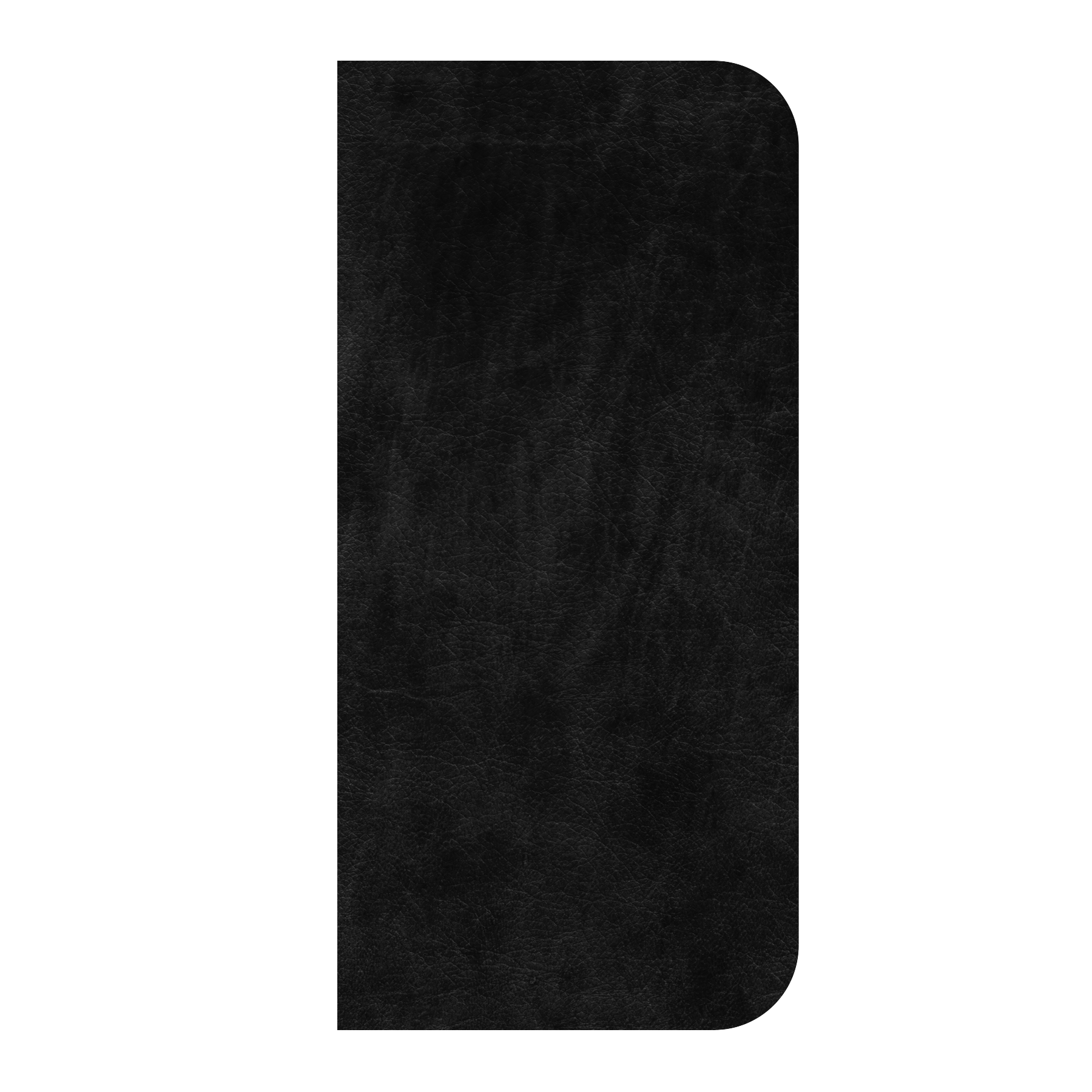 Apple iPhone X / iPhone Xs Wallet hoesje (voorzijde bedrukt, zwart)