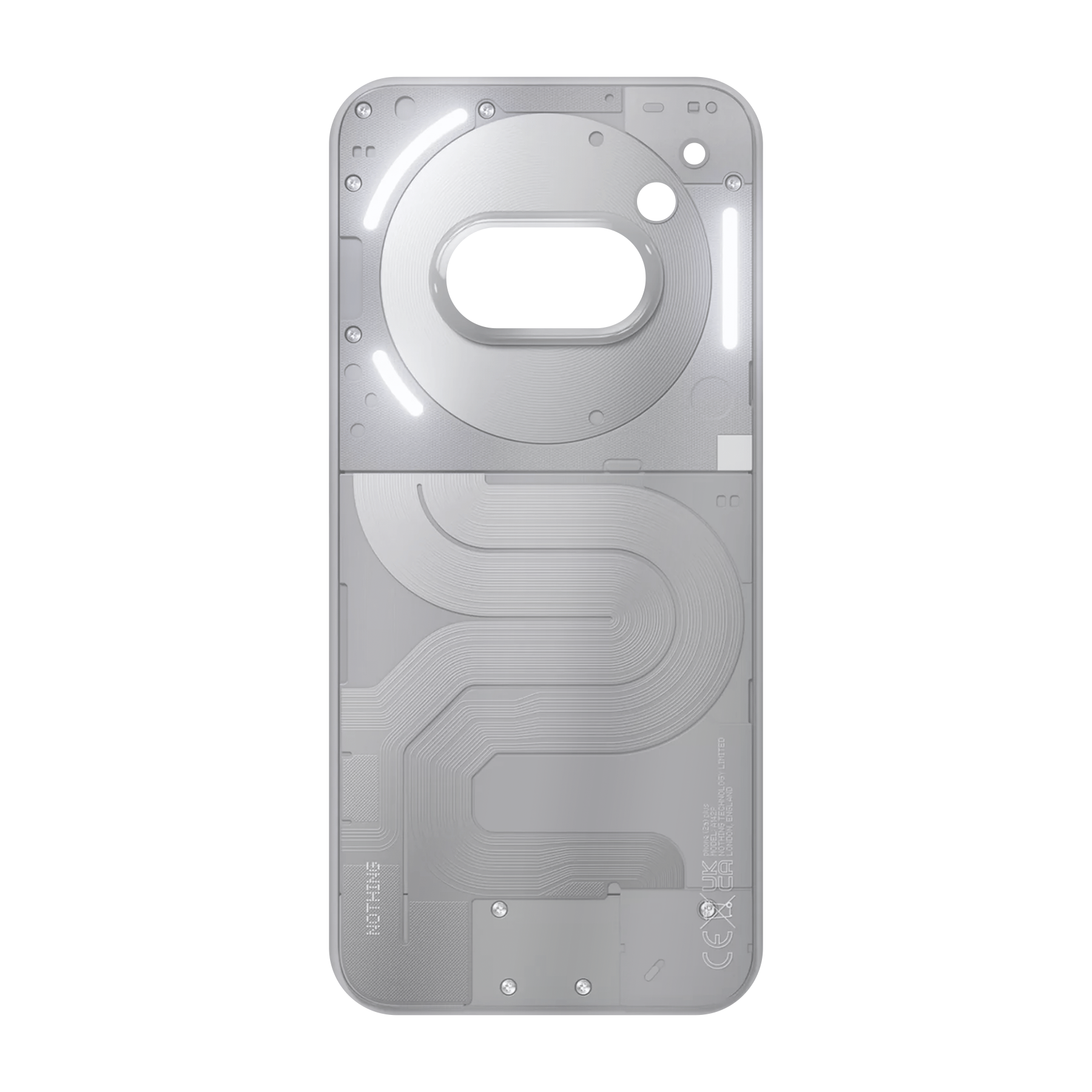 Nothing Phone (2a) Plus zachte case (achterkant bedrukt, transparant)