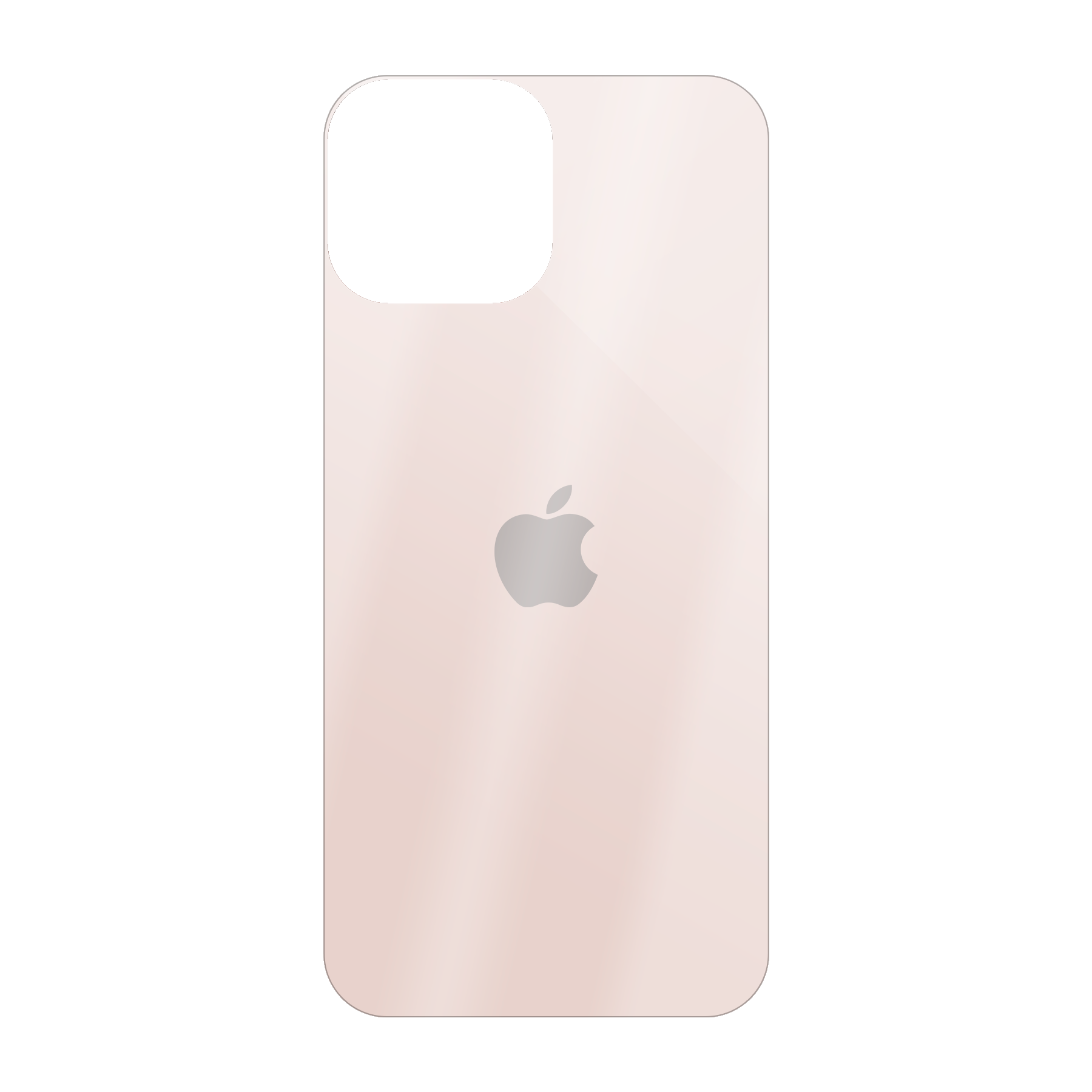 Apple iPhone 13 mini Bumper case (achterkant bedrukt, transparant)