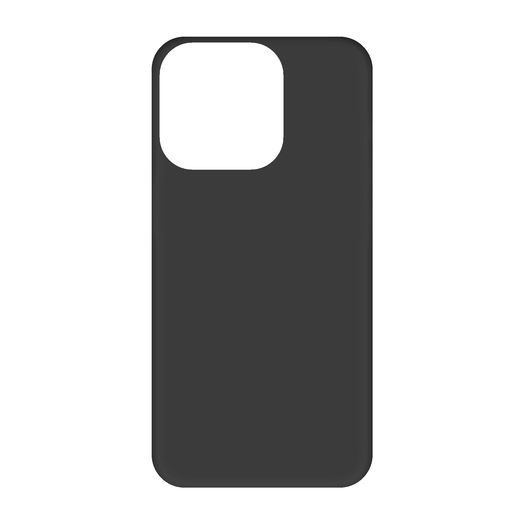 Apple iPhone 14 Pro Biologisch afbreekbaar hoesje (achterkant bedrukt, zwart)