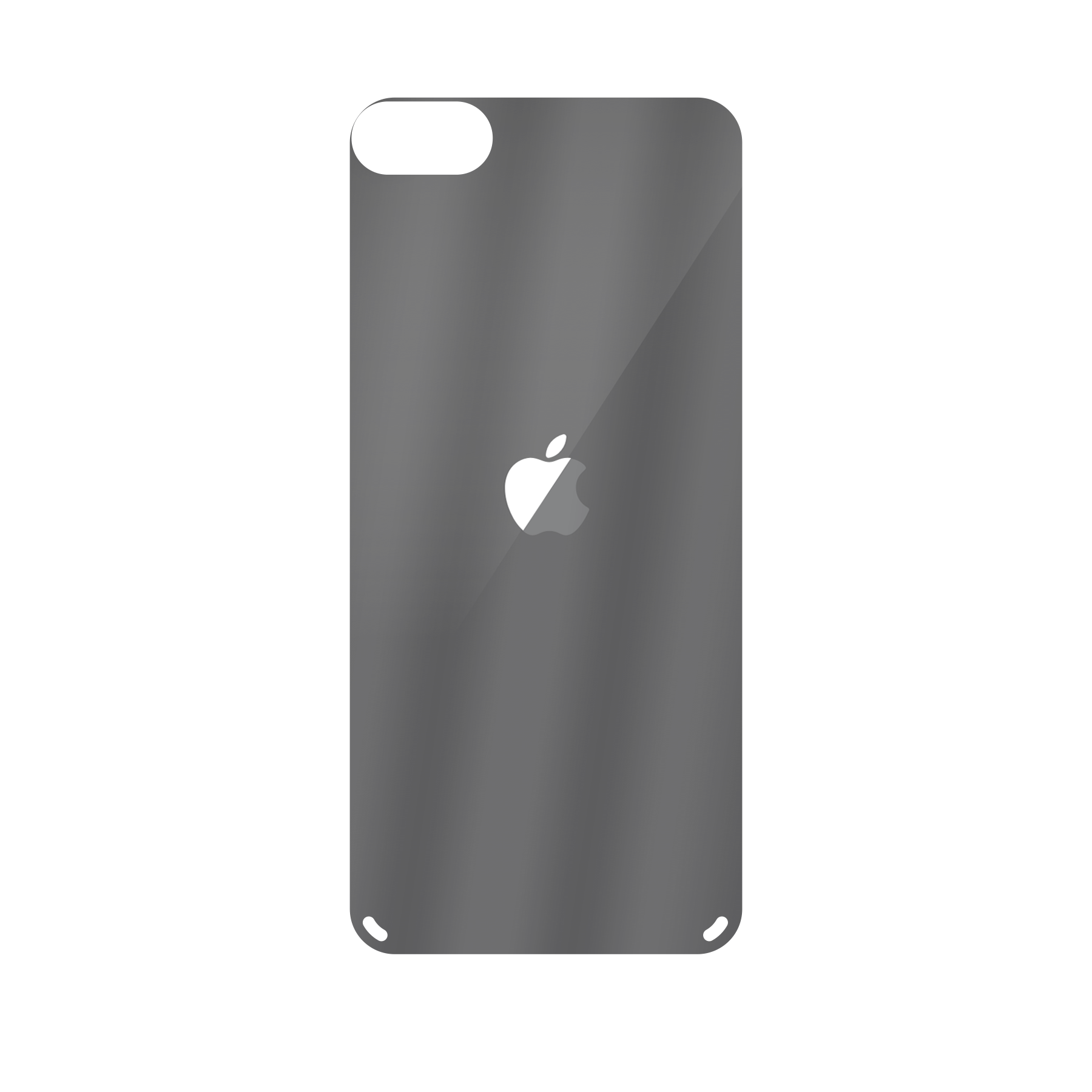 Apple iPhone 7 / 8 / SE (2020) / SE (2022) Crossbody hoesje (achterkant bedrukt, transparant)