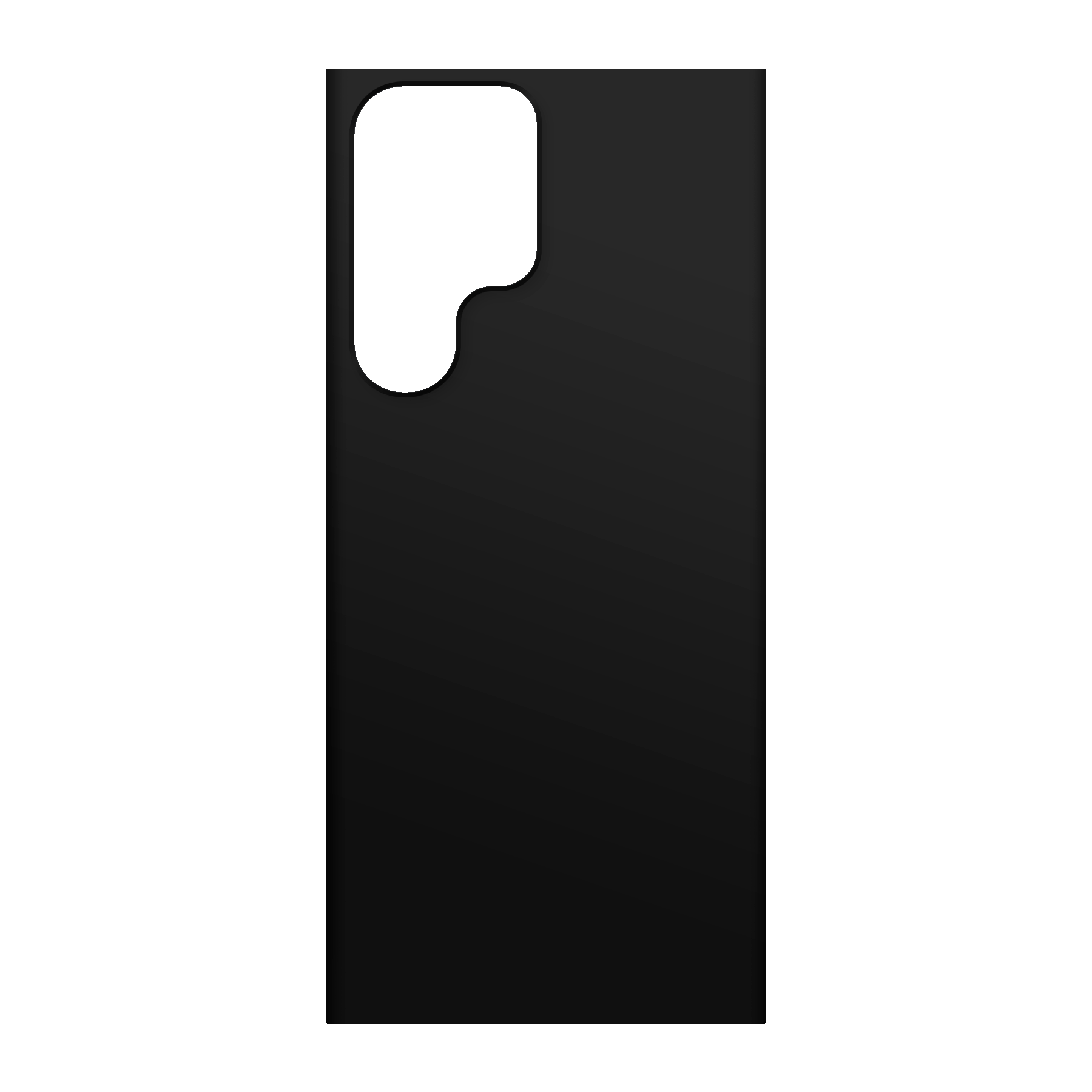 Samsung Galaxy S22 Ultra Soft case (back printed, black)