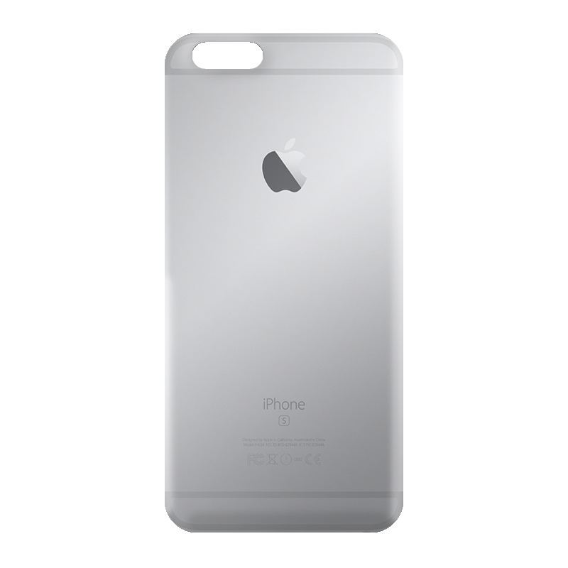 Apple iPhone 6 / 6s Zachte hoes (achterkant bedrukt, transparant)