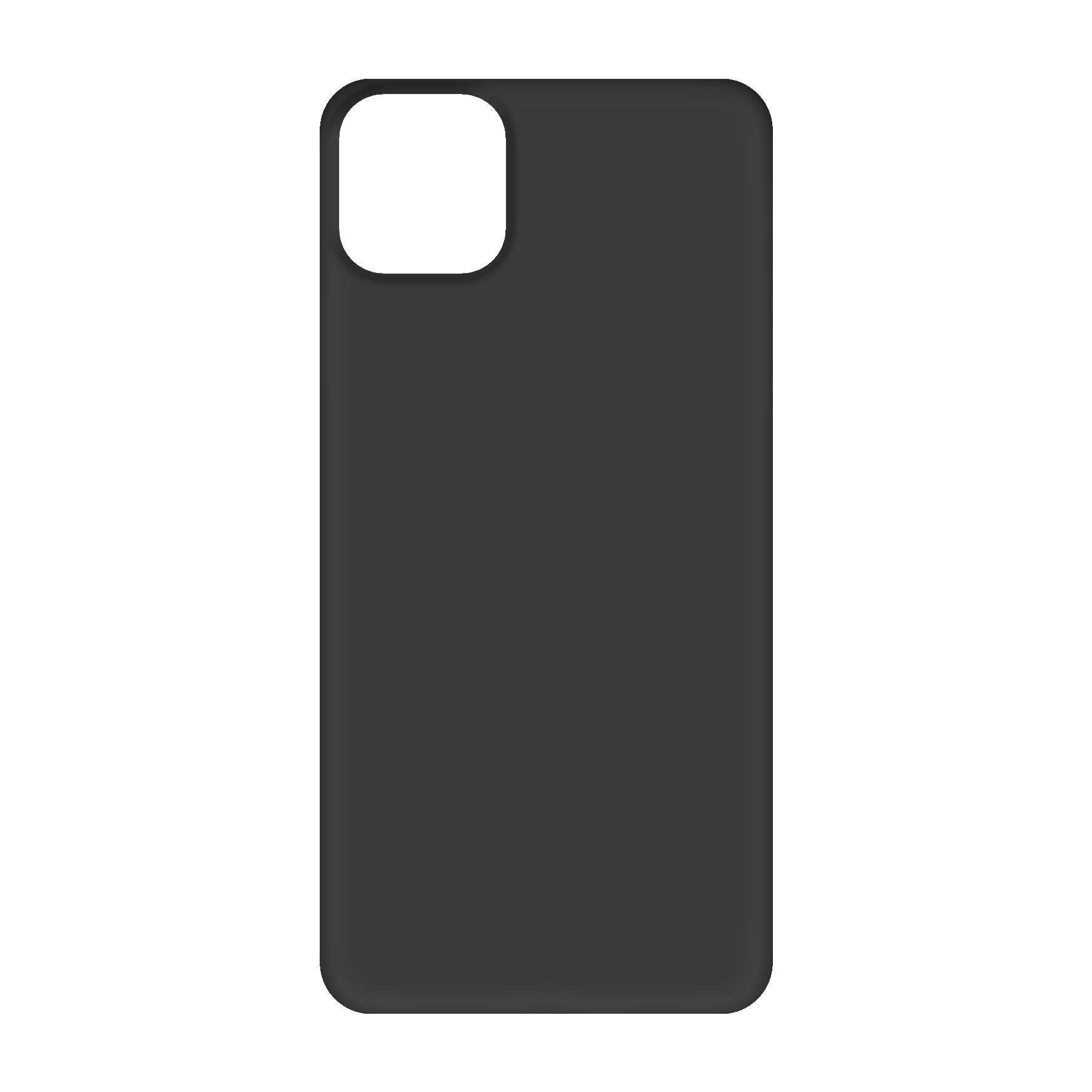Apple iPhone 11 Pro Max Biologisch afbreekbaar hoesje (achterkant bedrukt, zwart)