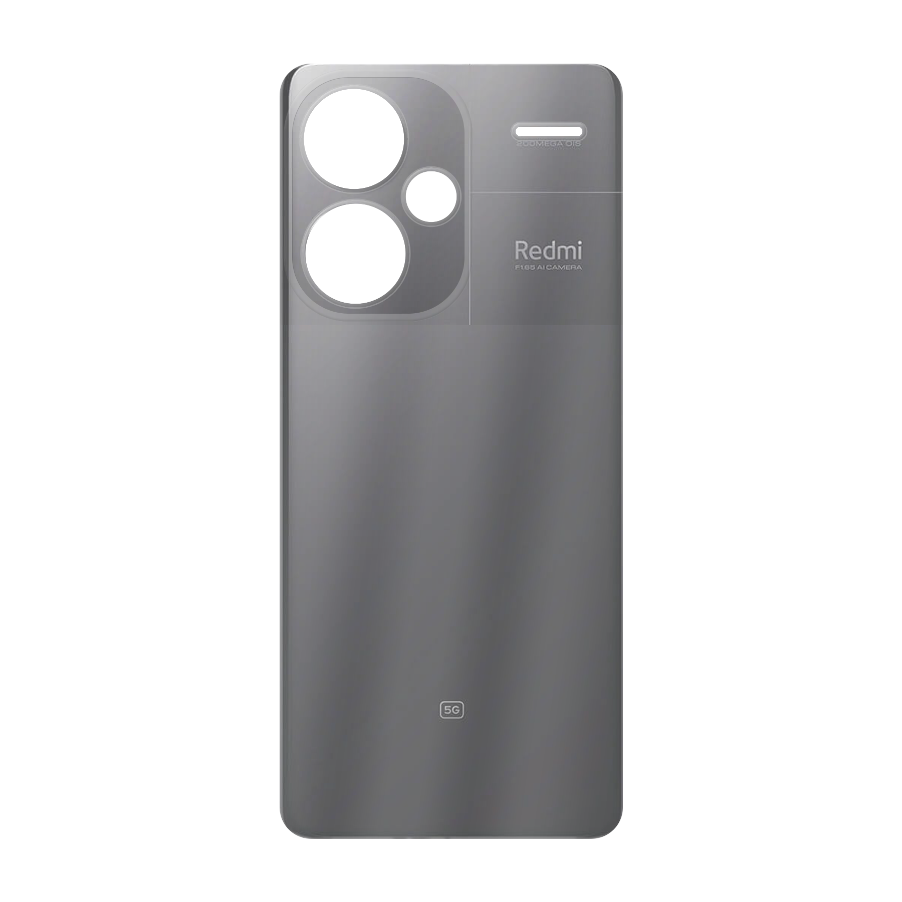 Xiaomi Redmi Note 13 Pro+ Zachte hoes (achterkant bedrukt, transparant)