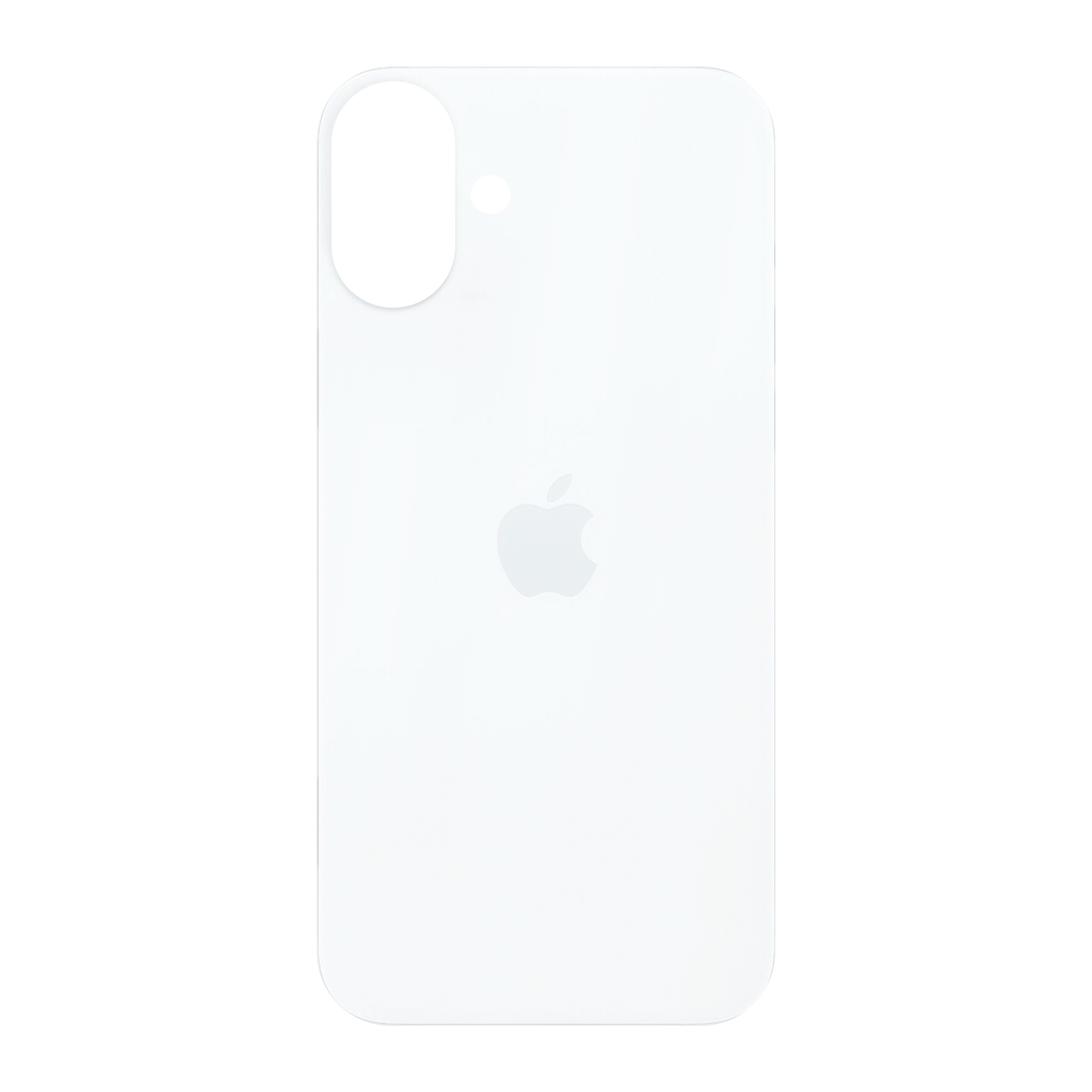 Apple iPhone 16 Plus Zachte hoes (achterkant bedrukt, transparant)