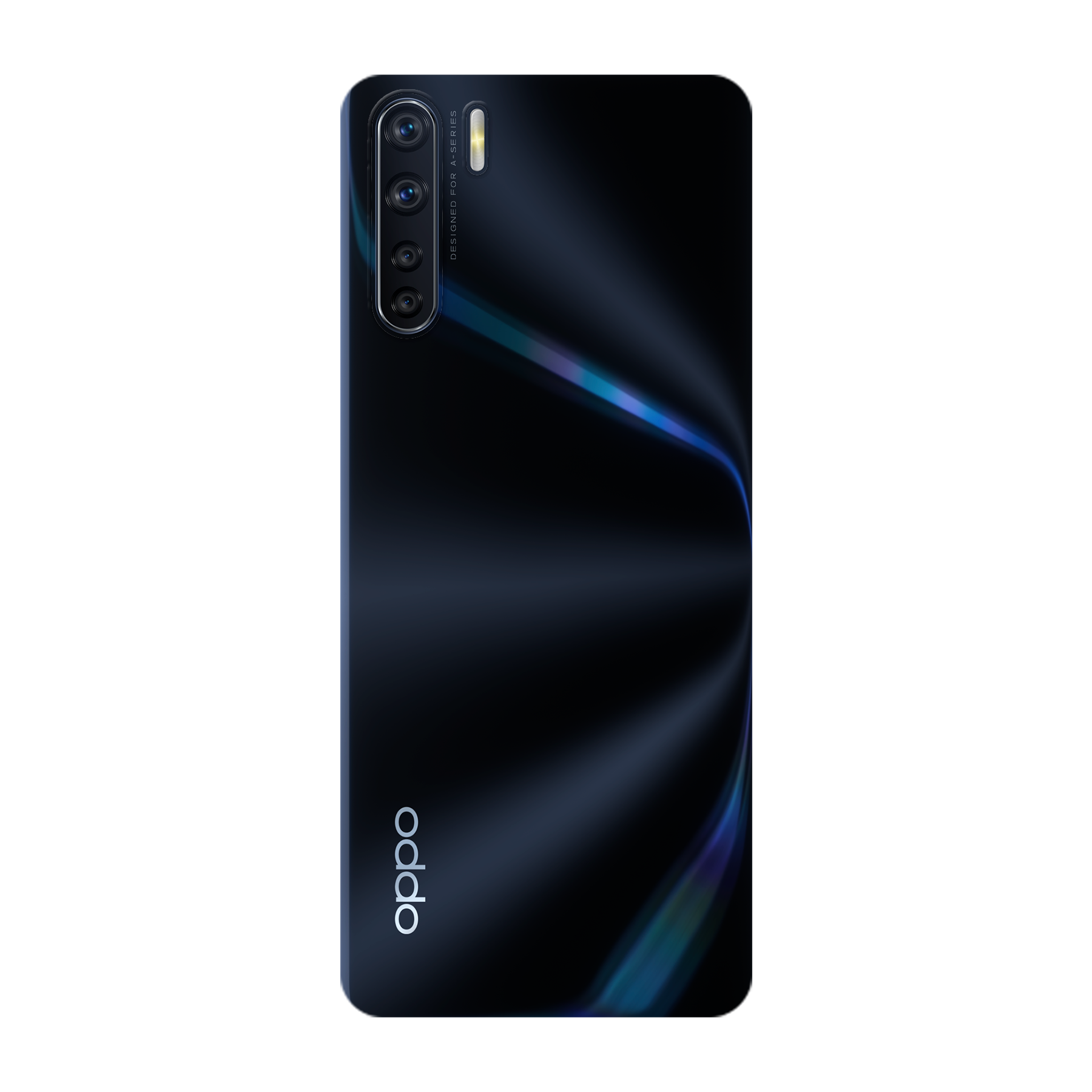 Oppo A91 Zachte case (achterkant bedrukt, transparant)
