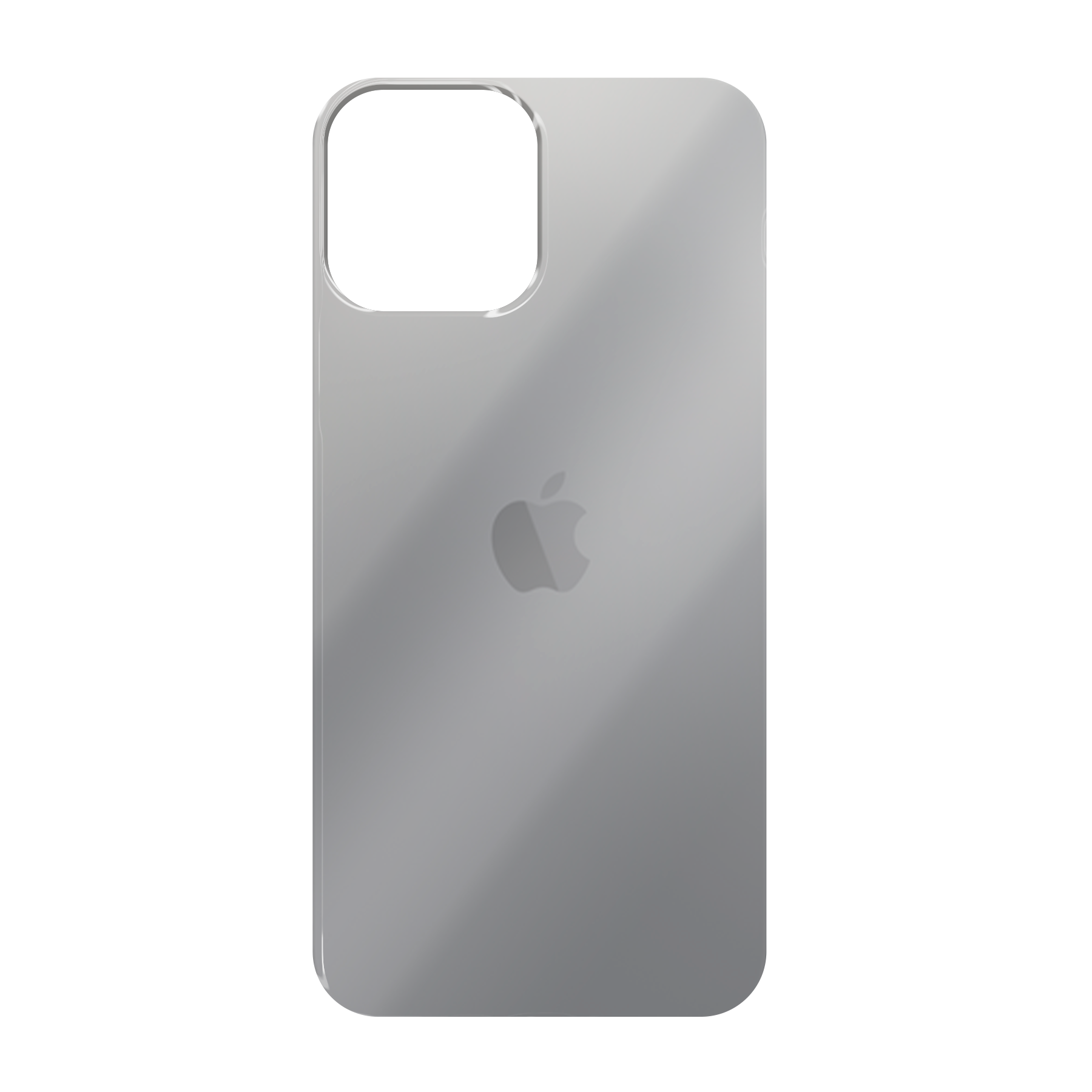 Apple iPhone 12 Pro Max Zachte hoes (achterkant bedrukt, transparant)