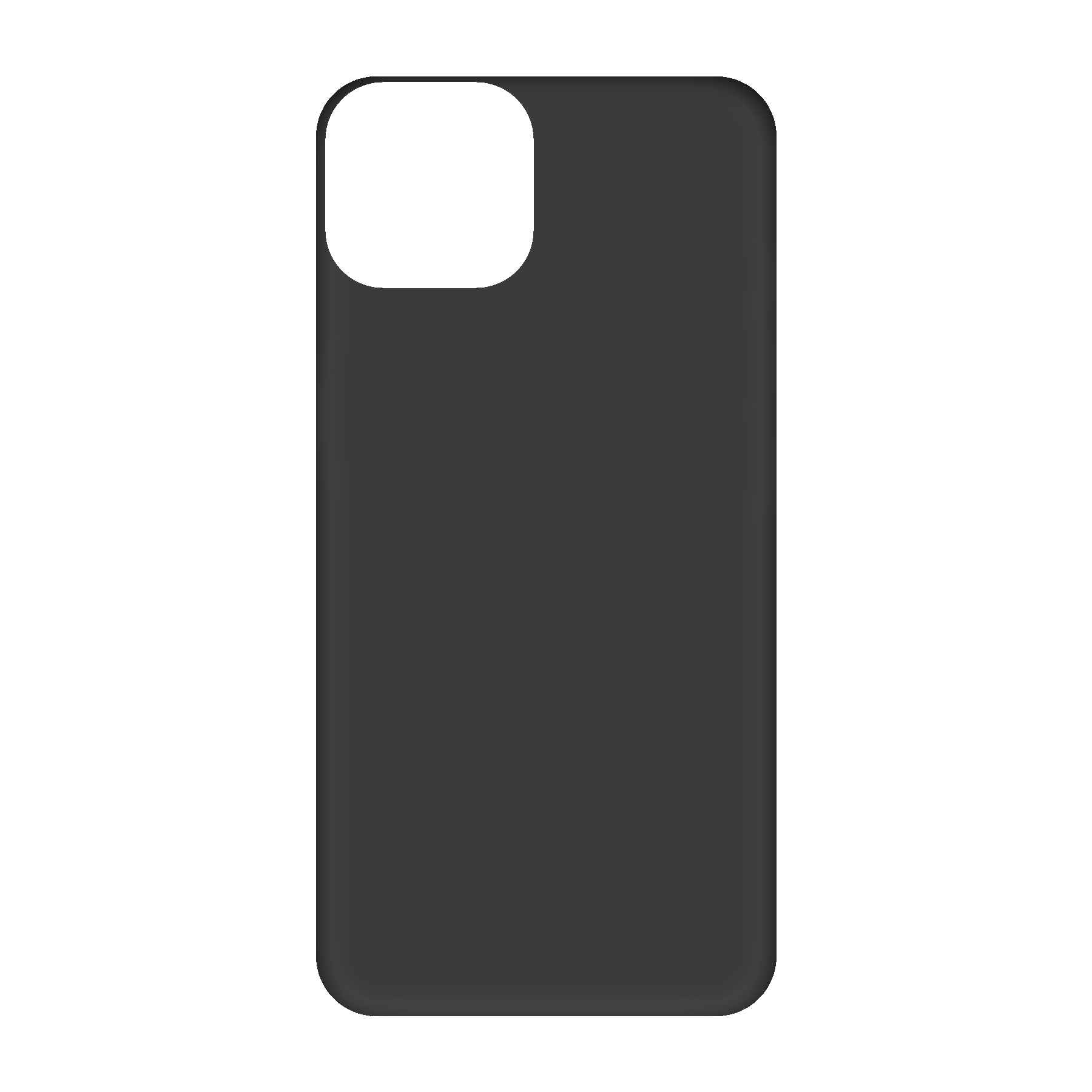 Apple iPhone 14 Biologisch afbreekbaar hoesje (achterkant bedrukt, zwart)