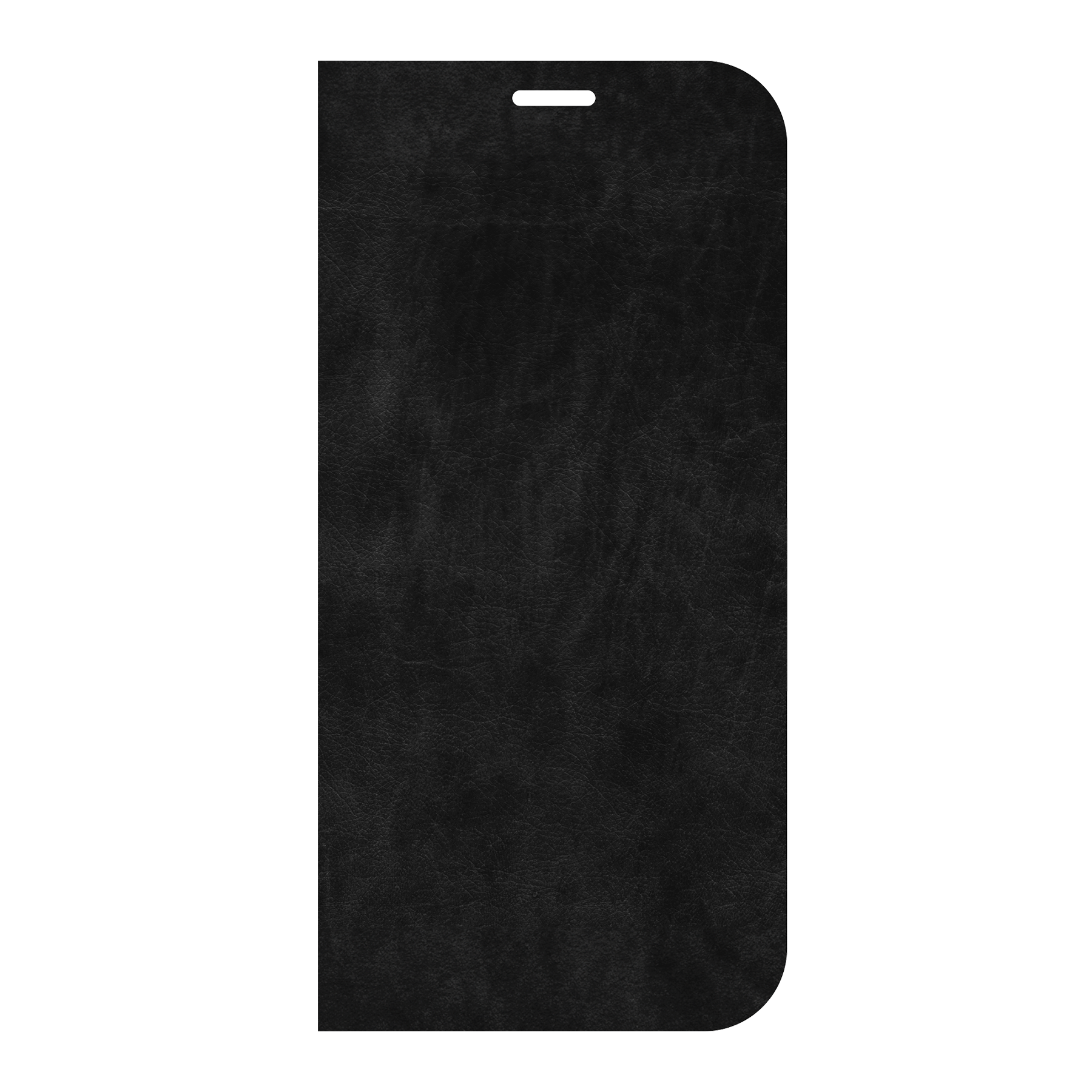 Apple iPhone 16 Pro Wallet hoesje (voorzijde bedrukt, zwart)