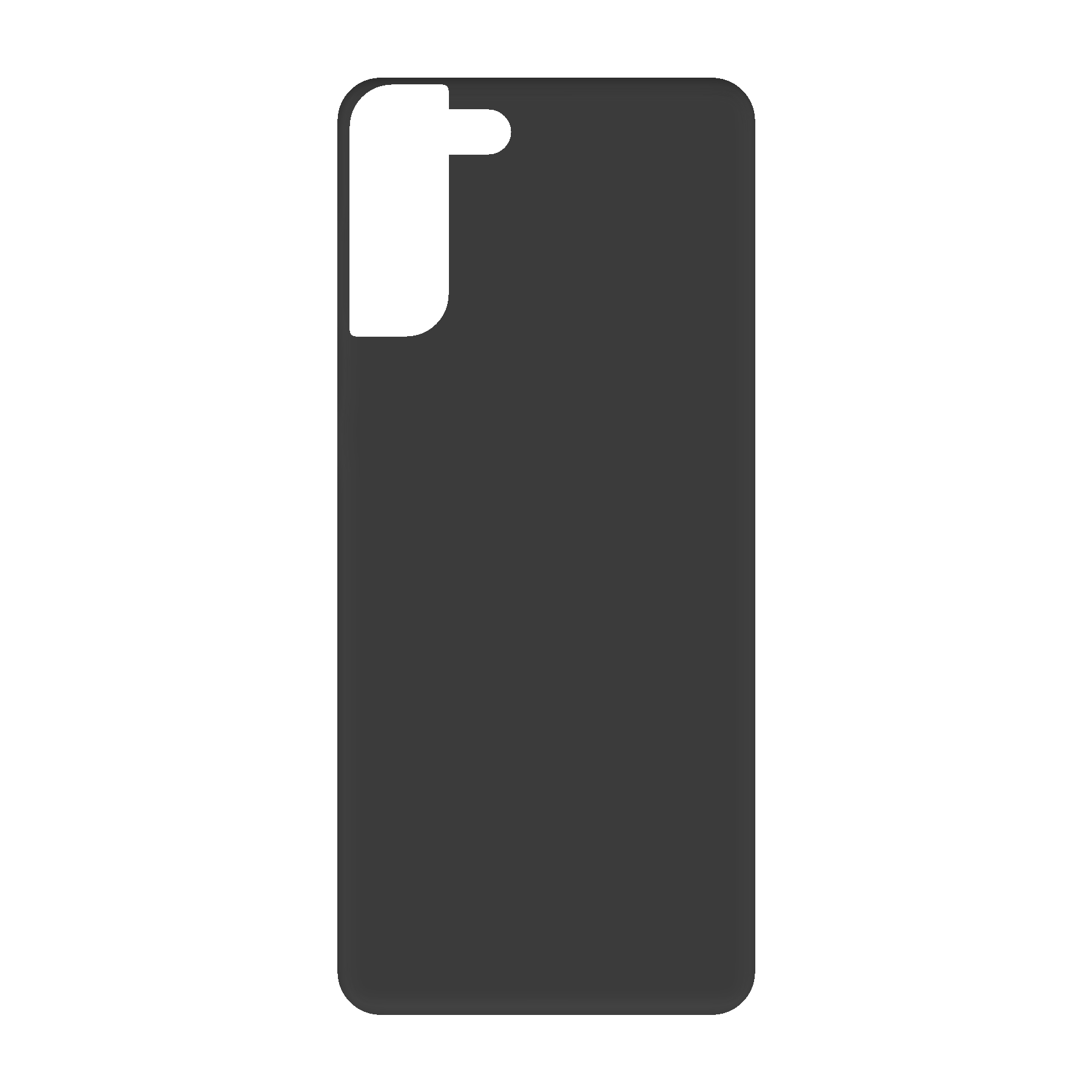 Samsung Galaxy S21 Plus 5G Biologisch afbreekbaar hoesje (achterkant bedrukt, zwart)