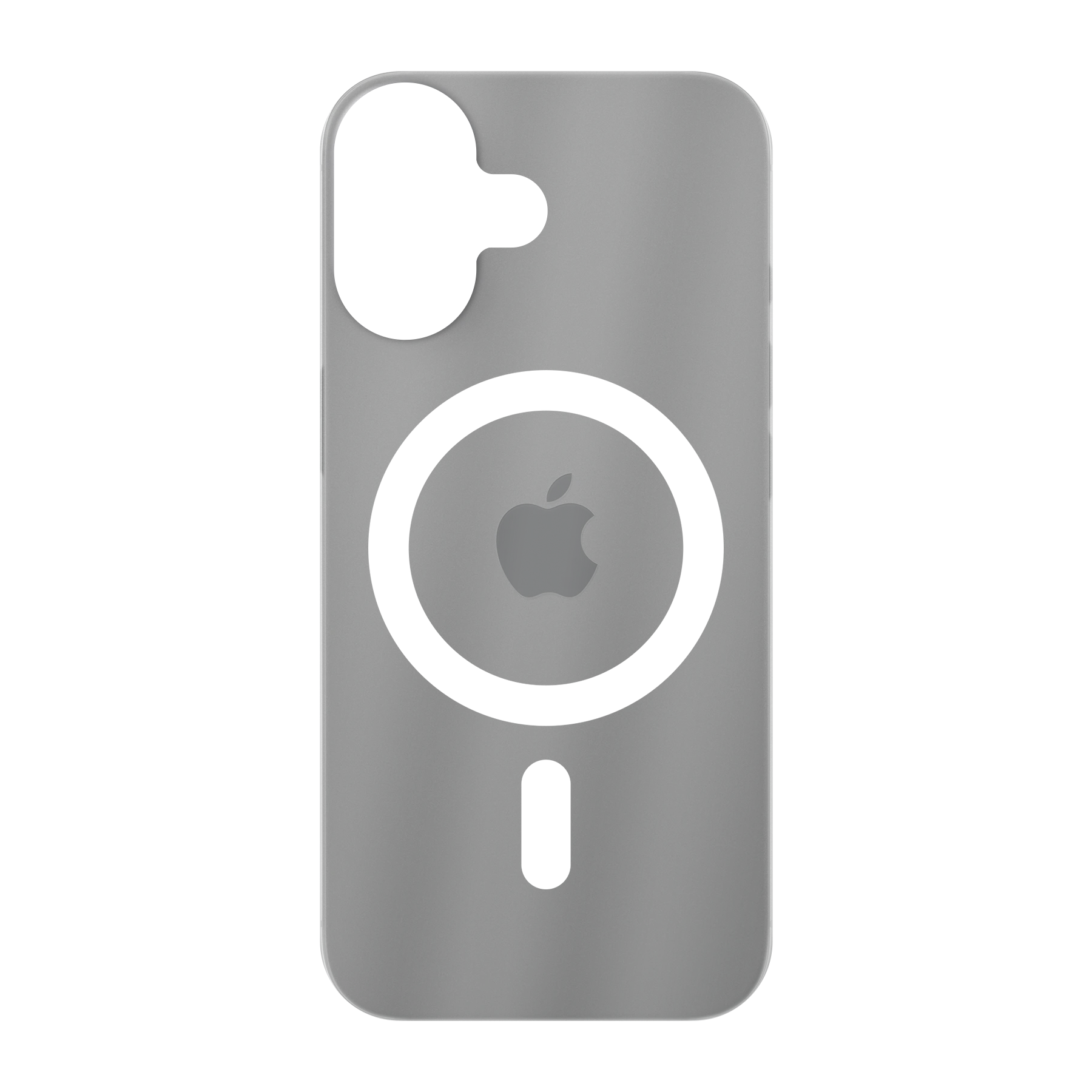 Apple iPhone 17 Hybride hoesje met MagSafe (achterkant bedrukt, transparant)