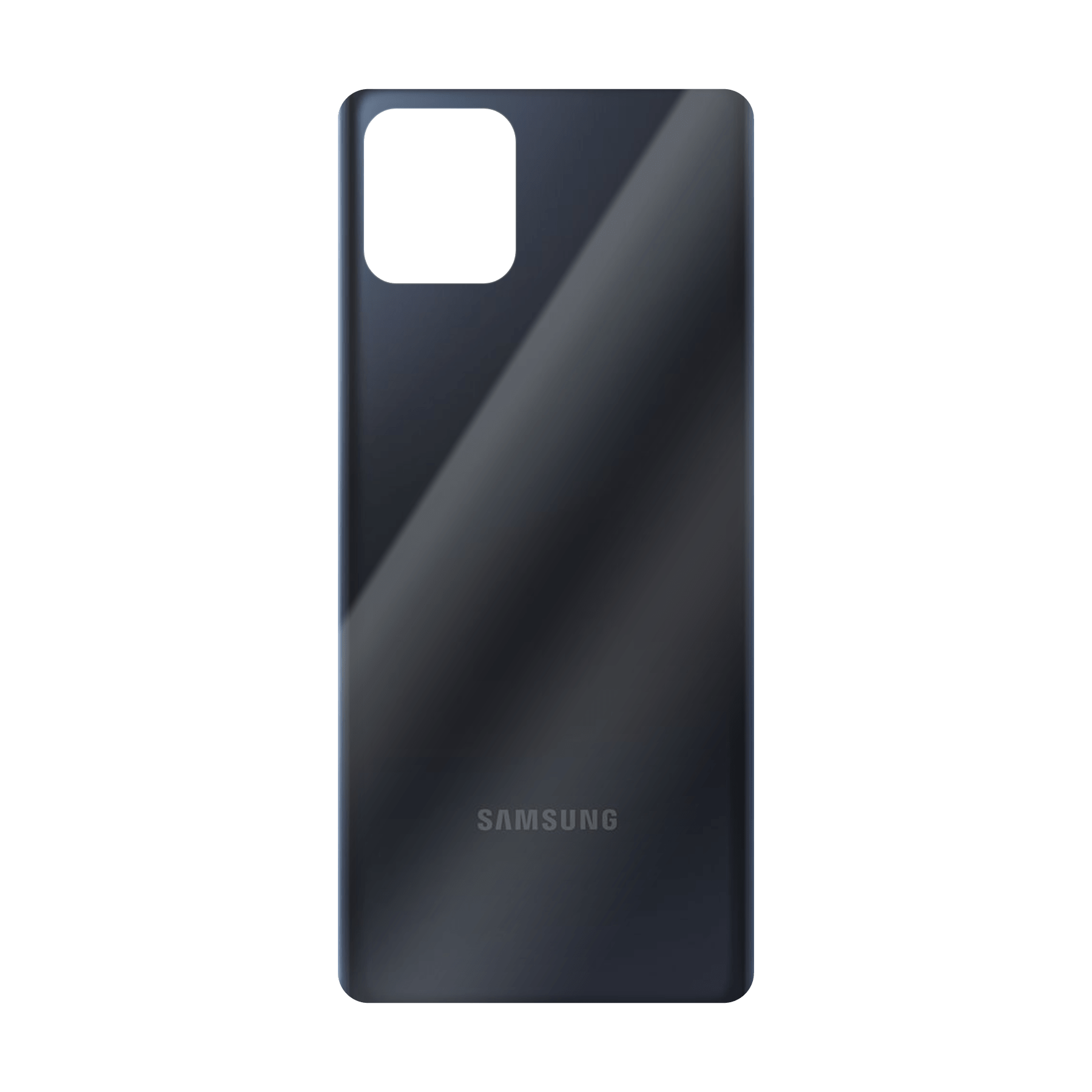 Samsung Galaxy Note 10 Lite Zachte hoes (achterkant bedrukt, transparant)
