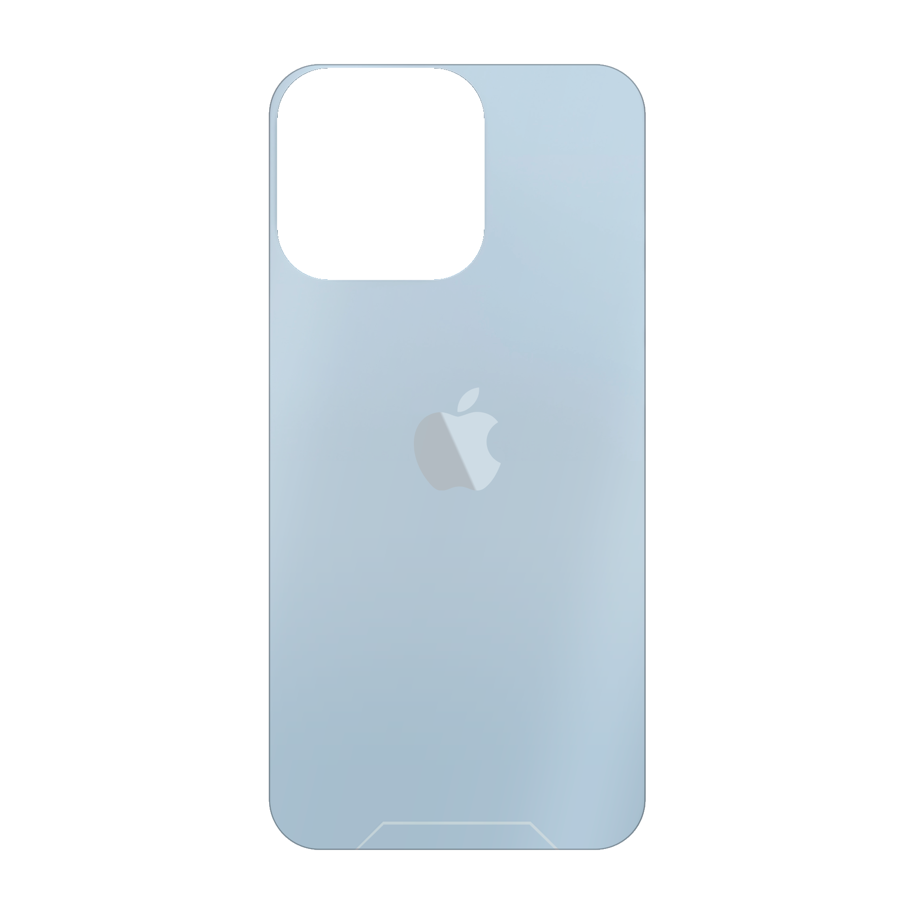 Apple iPhone 13 Pro Bumper case (achterkant bedrukt, transparant)