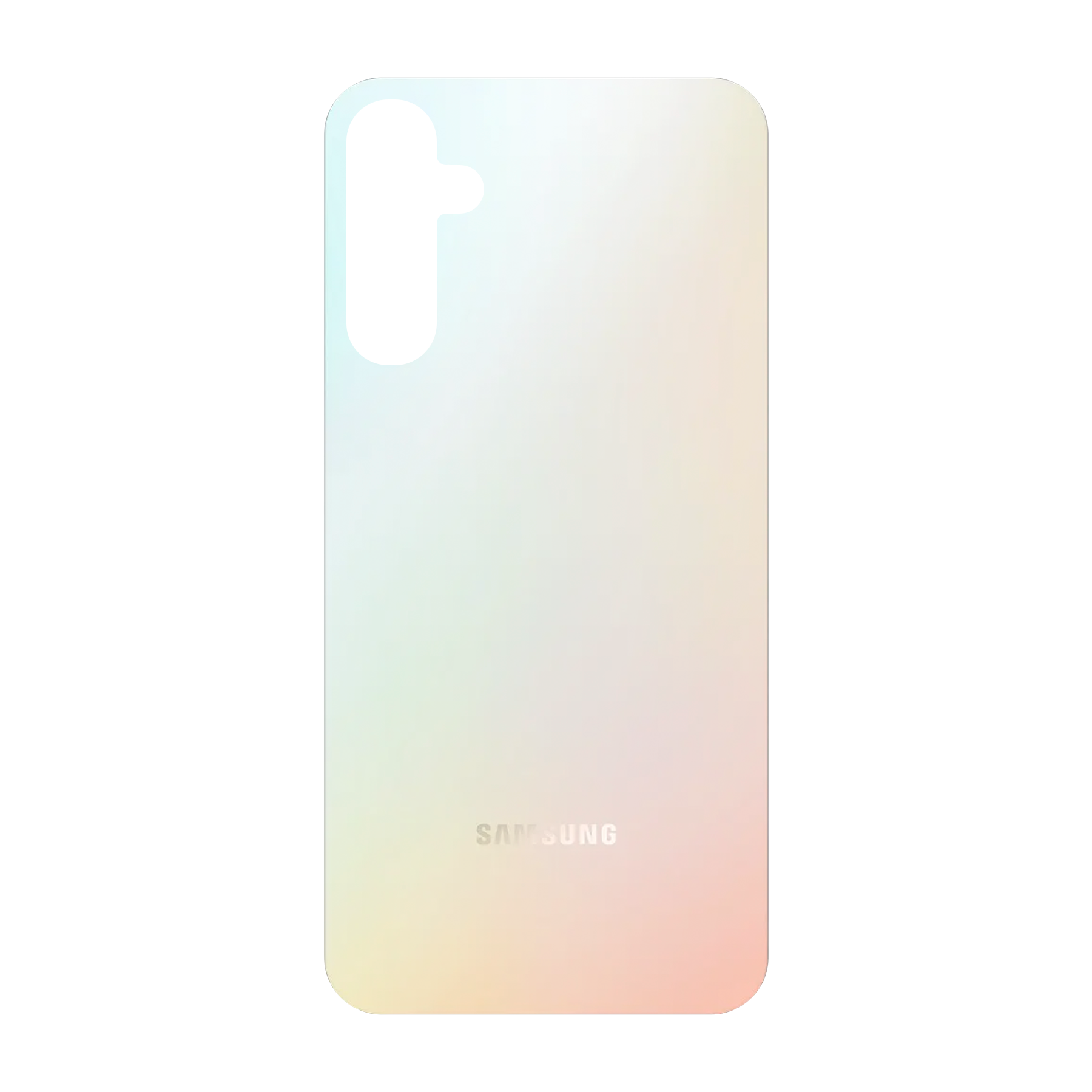 Samsung Galaxy A34 Zachte hoes (achterkant bedrukt, transparant)