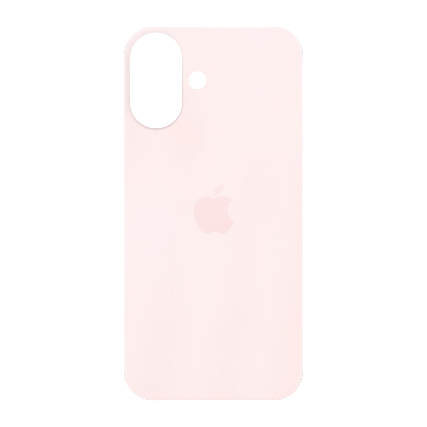 Apple iPhone 16 Zachte hoes (achterkant bedrukt, transparant)